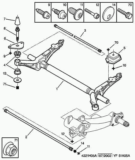 PSA 5152.62 - Supporto, Braccio oscillante www.autoricambi360.it
