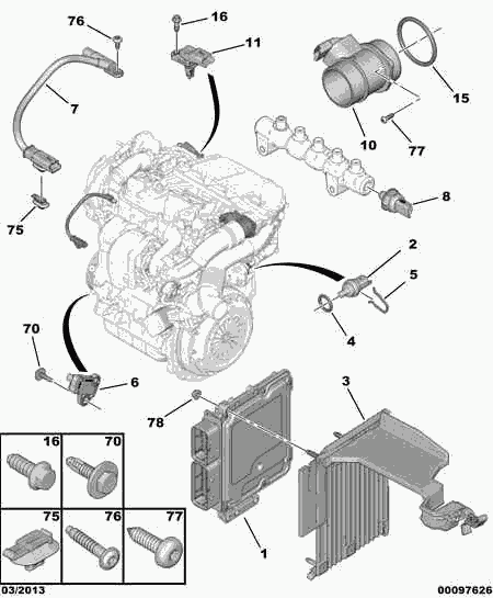 PSA 1920 TL - Sensore, Pressione carburante www.autoricambi360.it