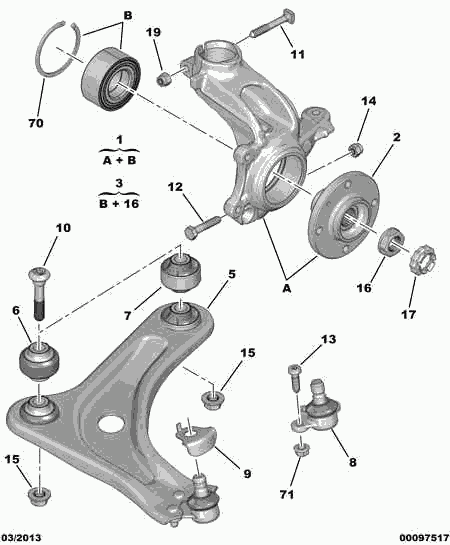 PSA 3350 86 - Kit cuscinetto ruota www.autoricambi360.it