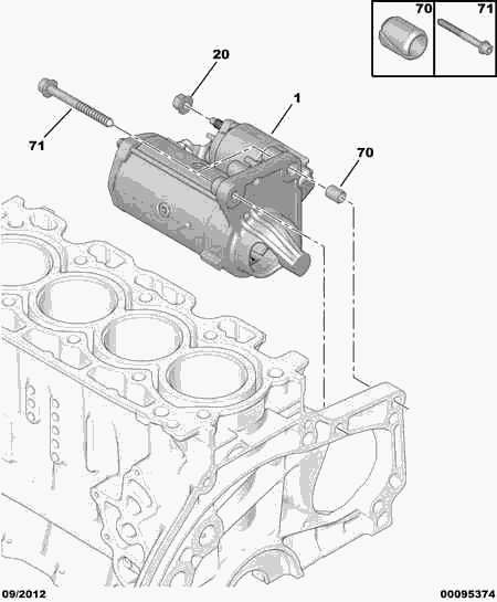 PSA 5802 FG - Motorino d'avviamento www.autoricambi360.it