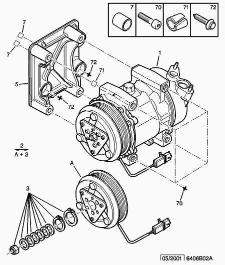 PSA 6453.LF - Compressore, Climatizzatore www.autoricambi360.it