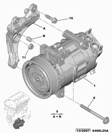PSA 6453.WH - Compressore, Climatizzatore www.autoricambi360.it