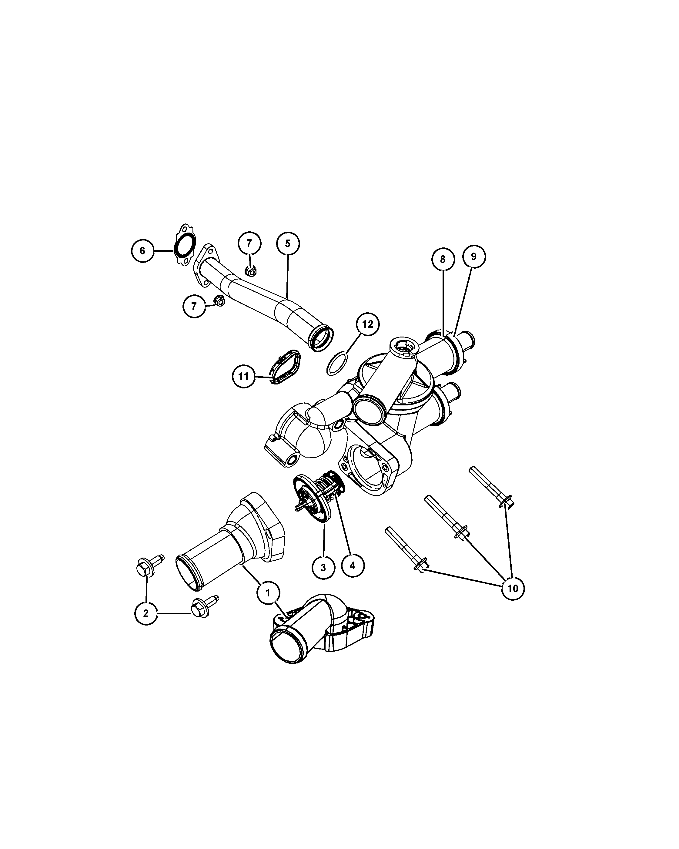 FCA 55111 016AC - Termostato, Refrigerante www.autoricambi360.it