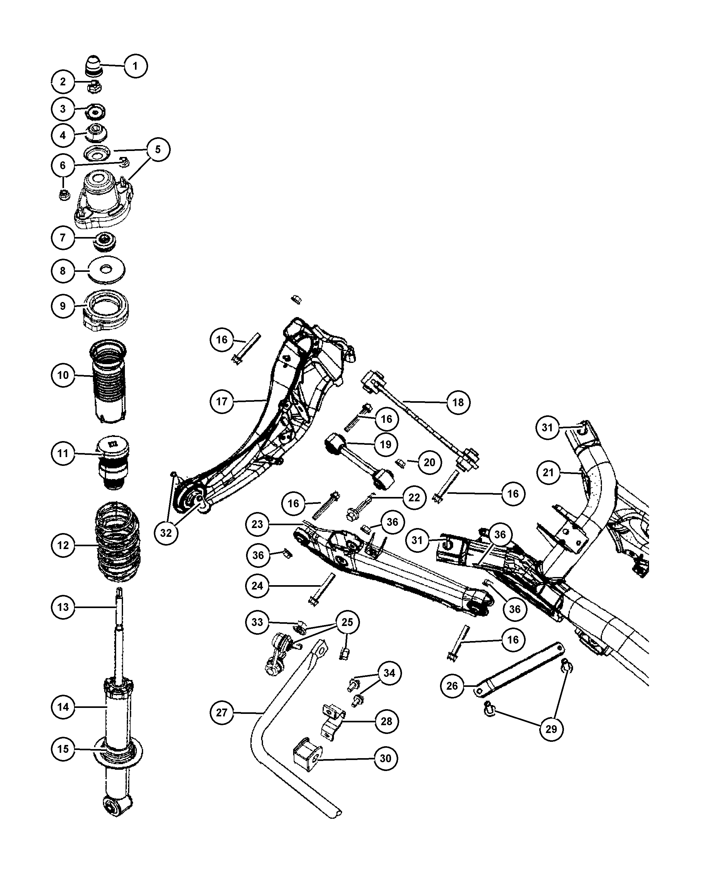 FCA 5105 271AA - Asta / Puntone, Stabilizzatore www.autoricambi360.it