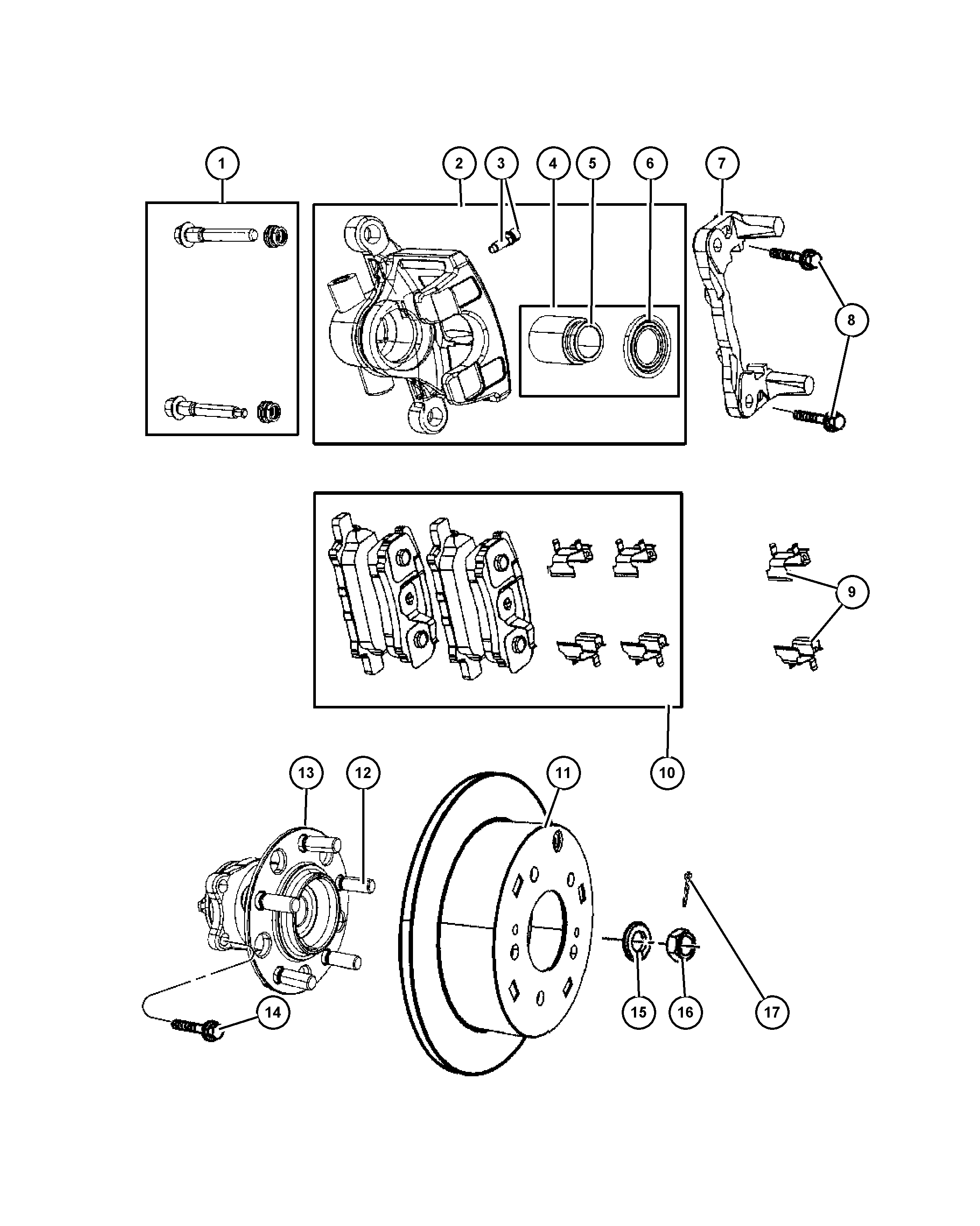 FCA 5191 271AA - Kit pastiglie freno, Freno a disco www.autoricambi360.it