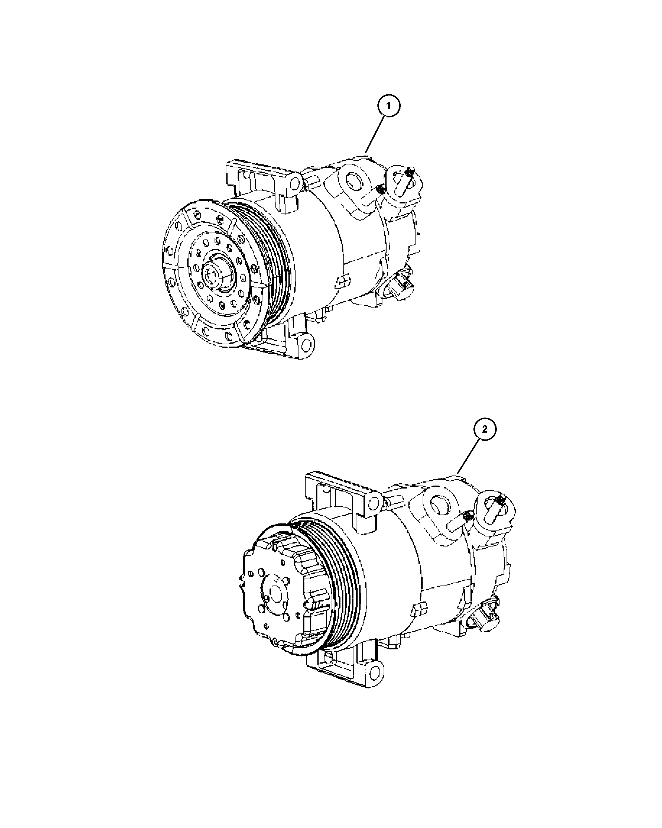 FCA 55111 423AC - Compressore, Climatizzatore www.autoricambi360.it