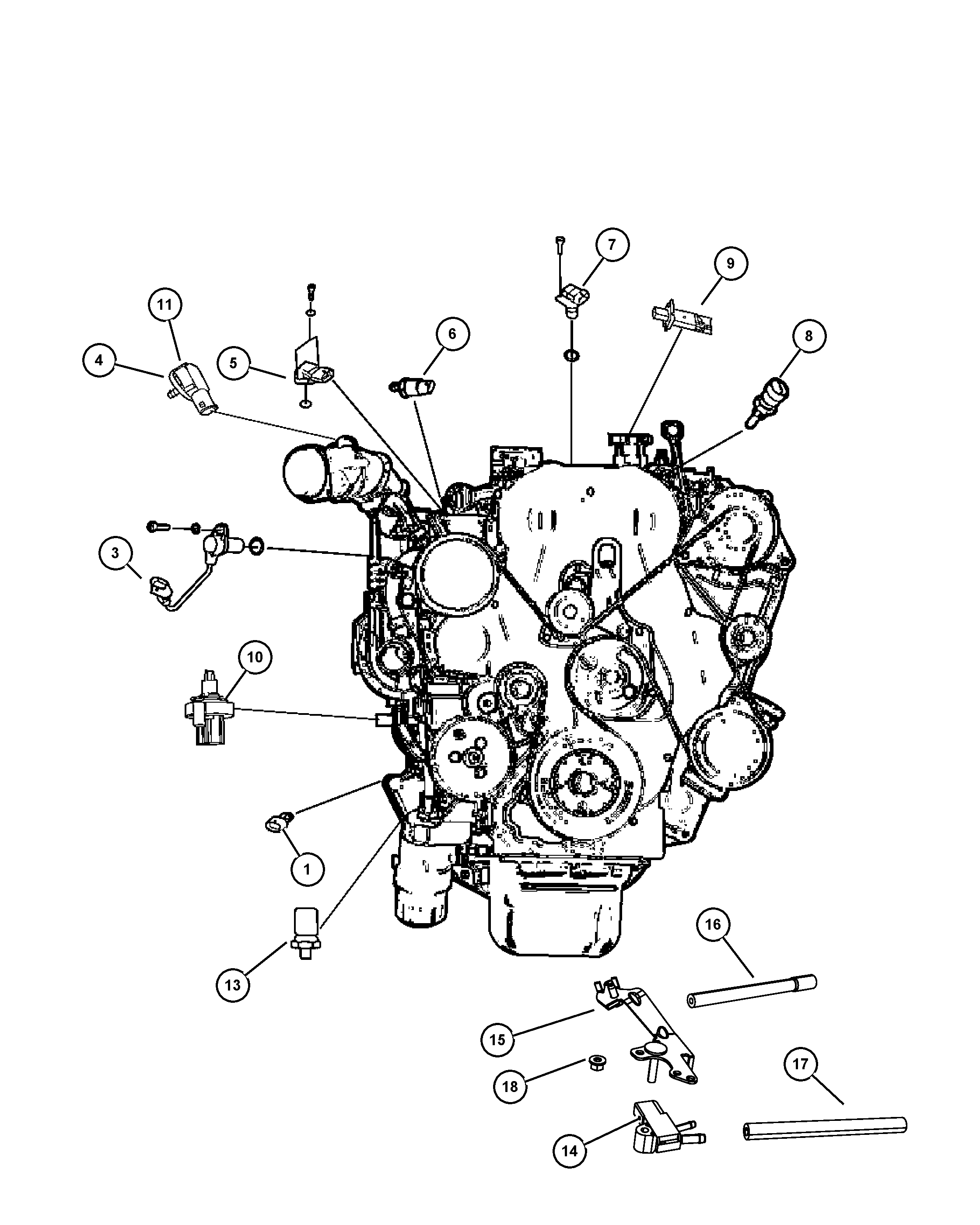 FCA 68031 593AA - Sensore, Pressione collettore d'aspirazione www.autoricambi360.it