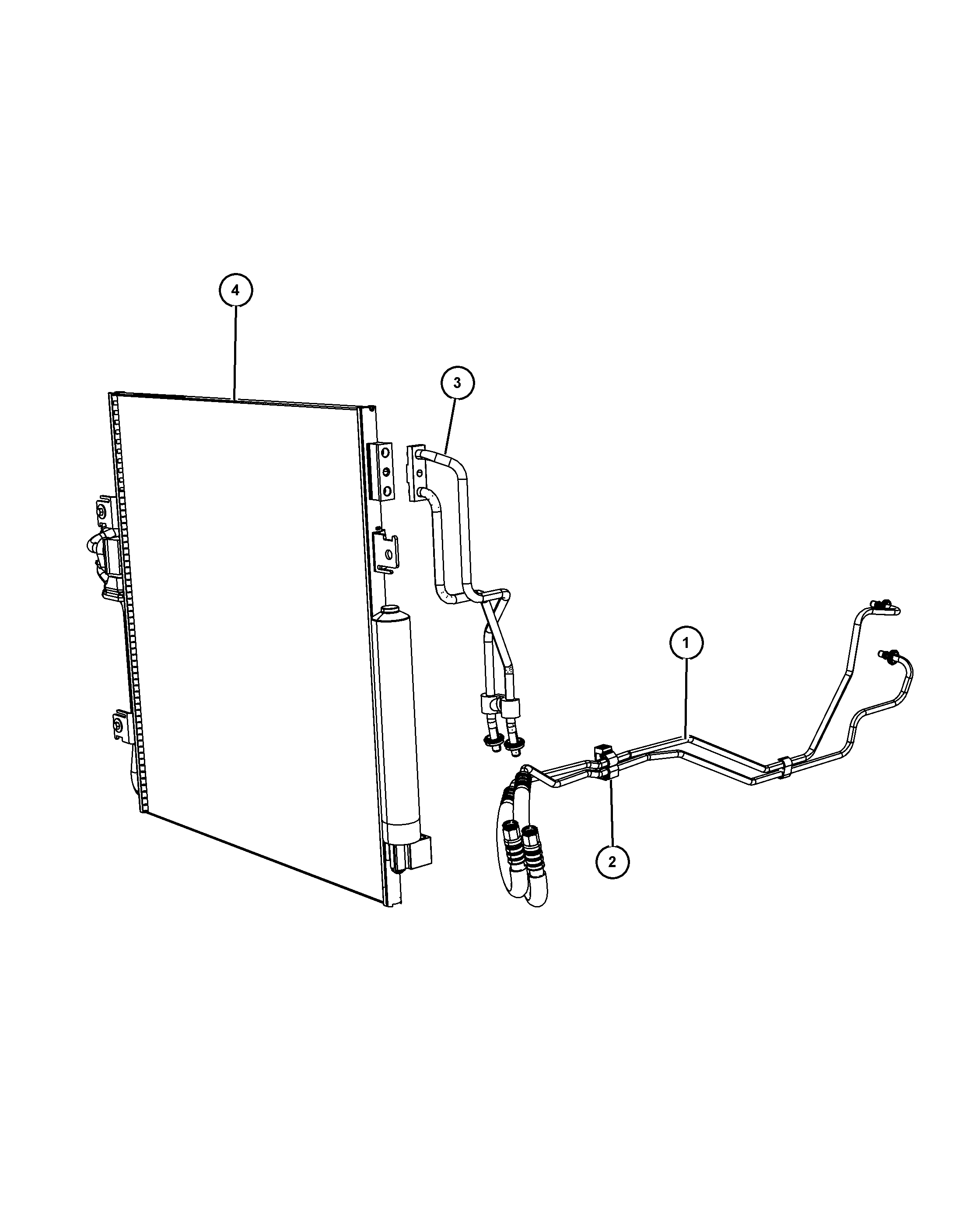 FCA 68003 971AA - Condensatore, Climatizzatore www.autoricambi360.it