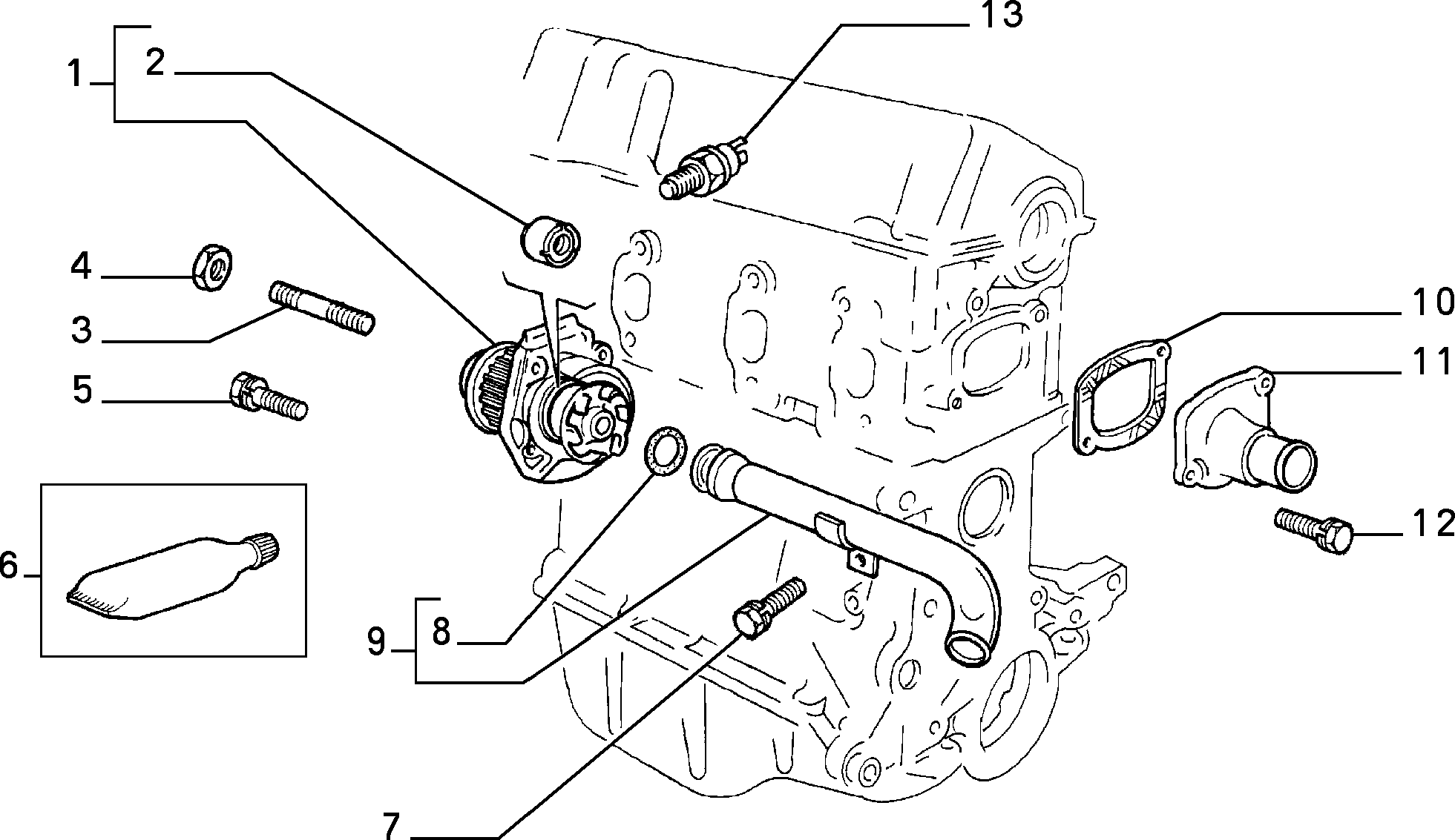 FCA 71713727 - Pompa acqua www.autoricambi360.it