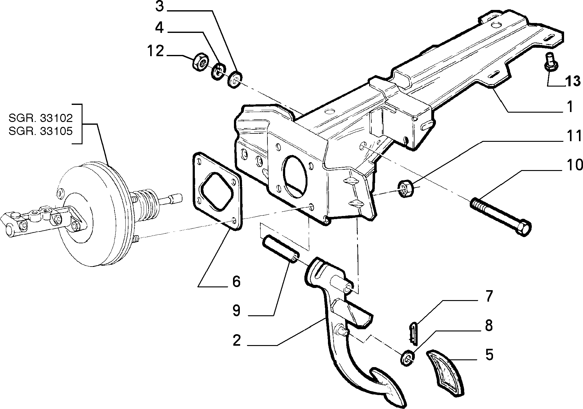 FCA 51778057 - Rivestimento pedale, Pedale del freno www.autoricambi360.it