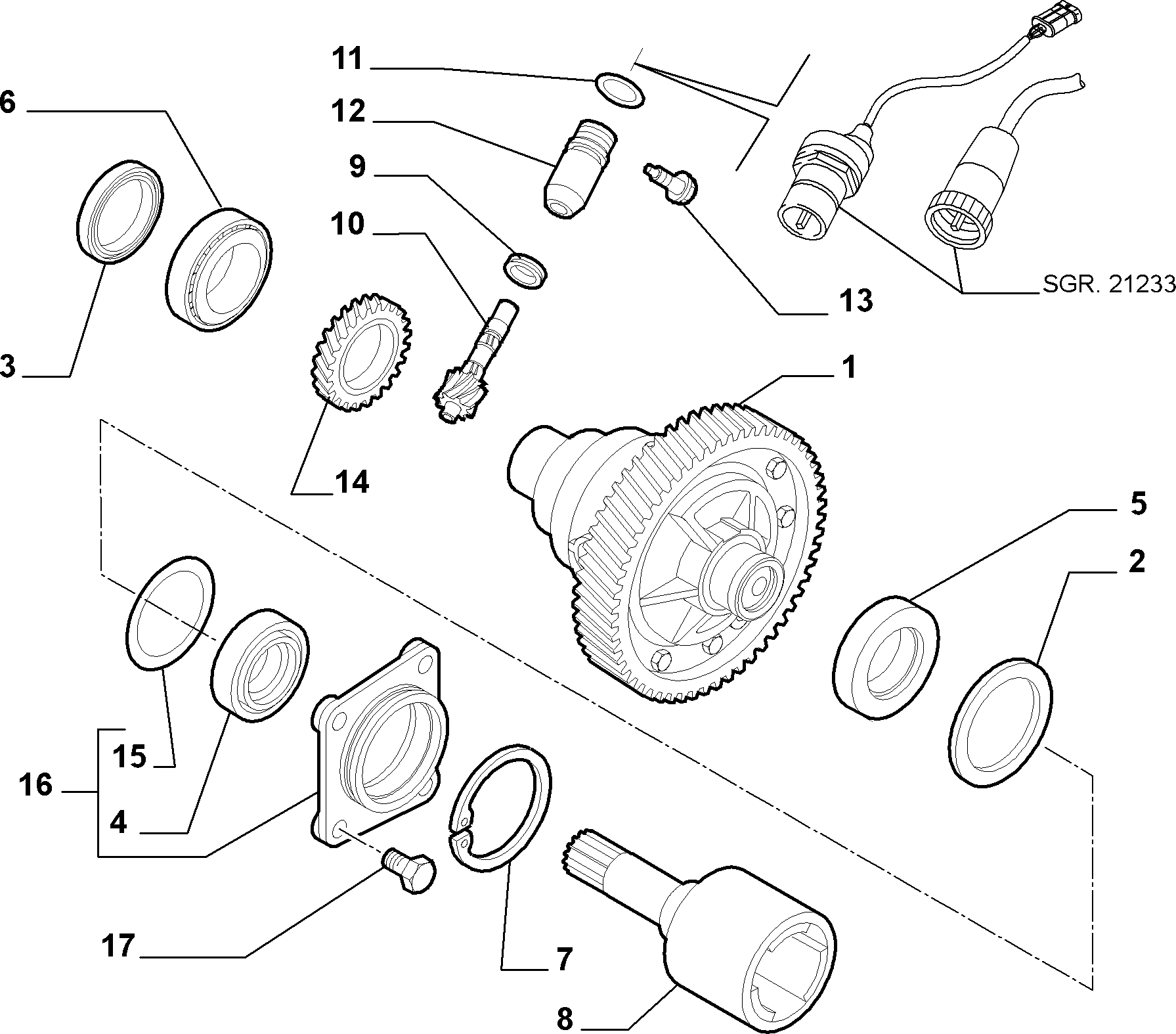 FCA 55225248 - Kit cuscinetto ruota www.autoricambi360.it