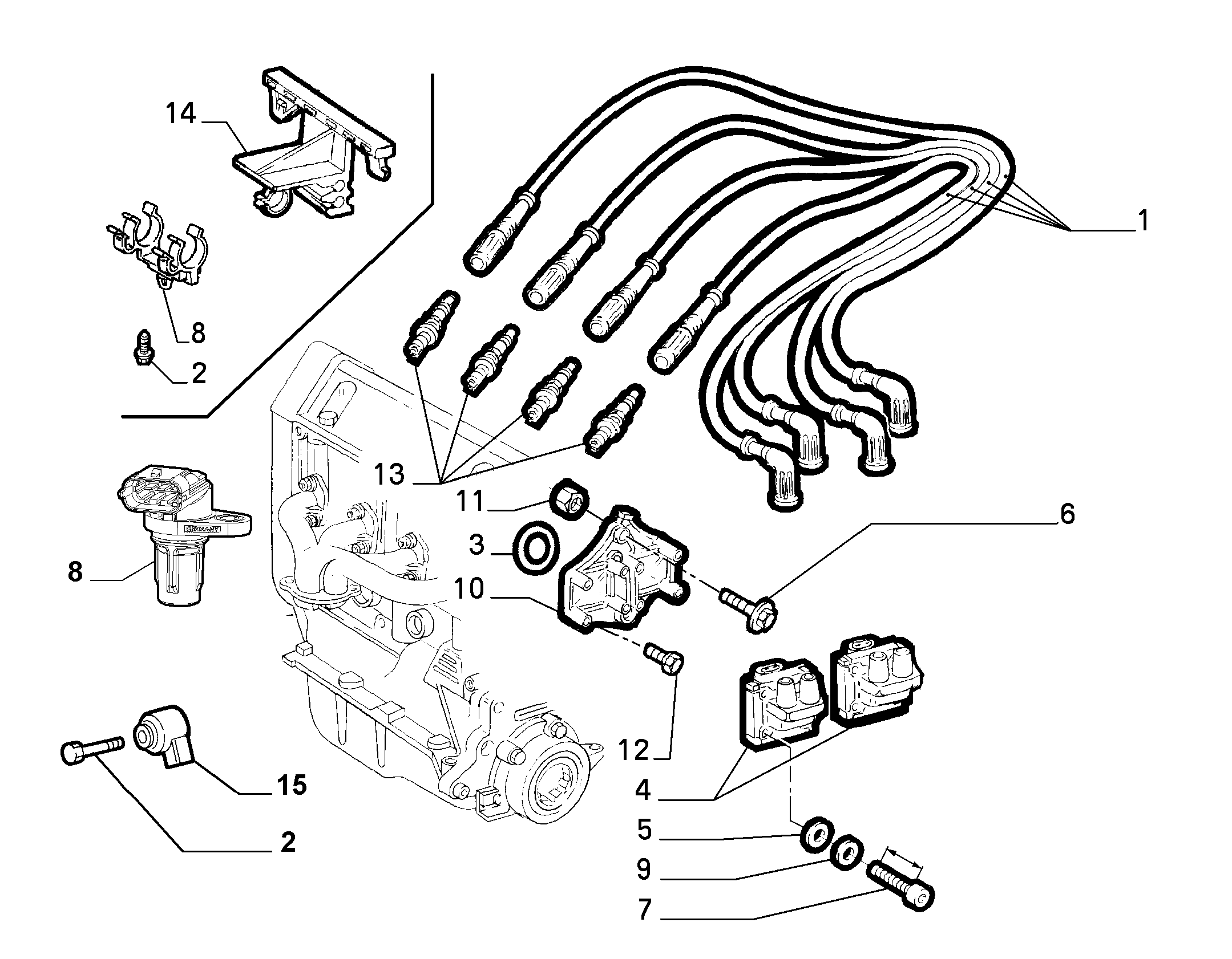 FCA 55202897 - Kit cavi accensione www.autoricambi360.it