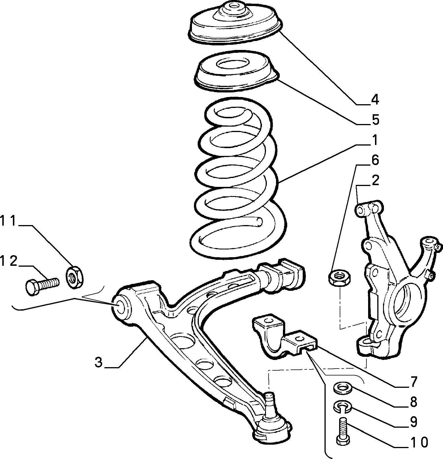 FCA 15503811 - Kit riparazione, Sospensione ruota www.autoricambi360.it