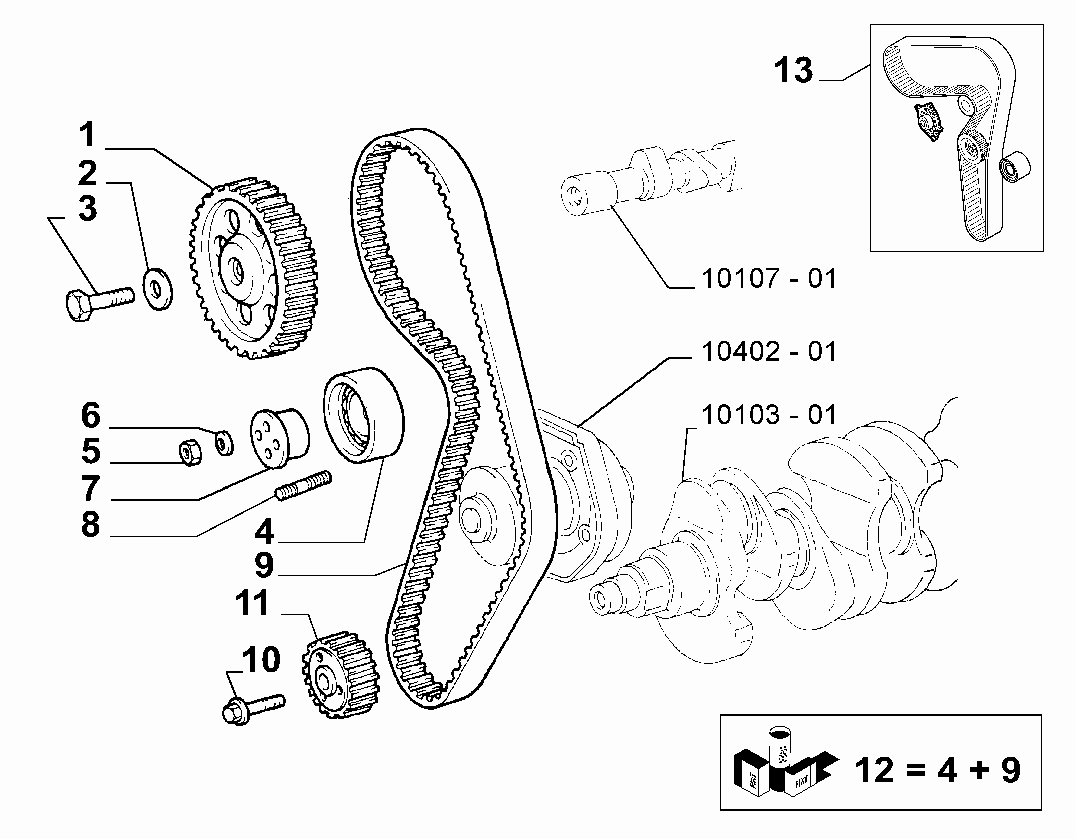 FCA 55203786 - Cinghia dentata www.autoricambi360.it