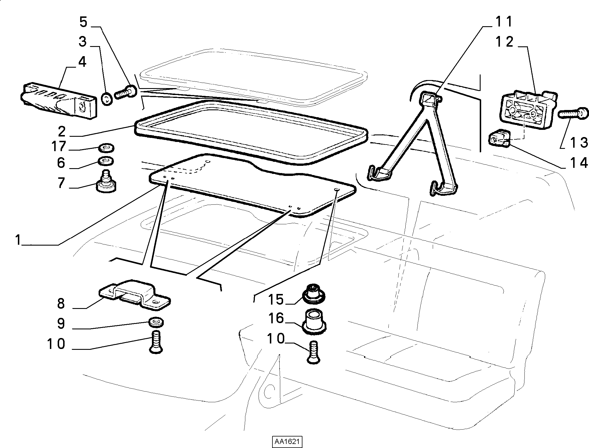 FCA 11088076 - Kit riparazione, Leva cambio www.autoricambi360.it