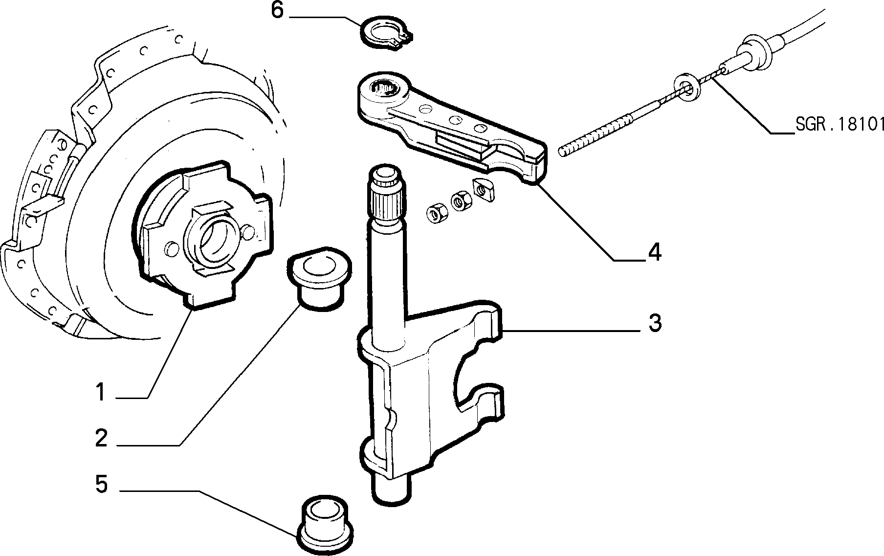 FCA 55250936 - Kit riparazione, Leva cambio www.autoricambi360.it