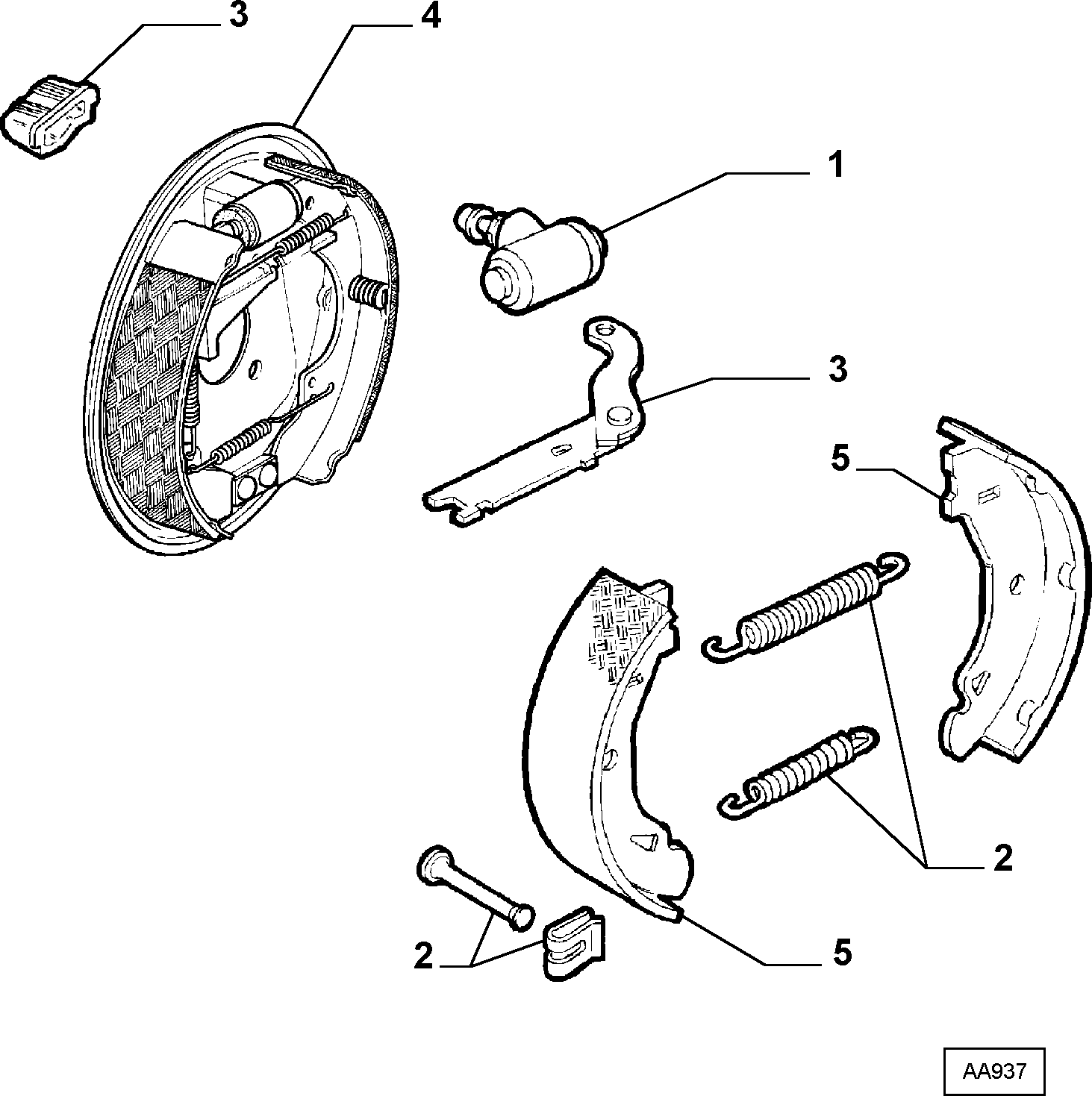 FCA 51806881 - Kit ganasce freno www.autoricambi360.it
