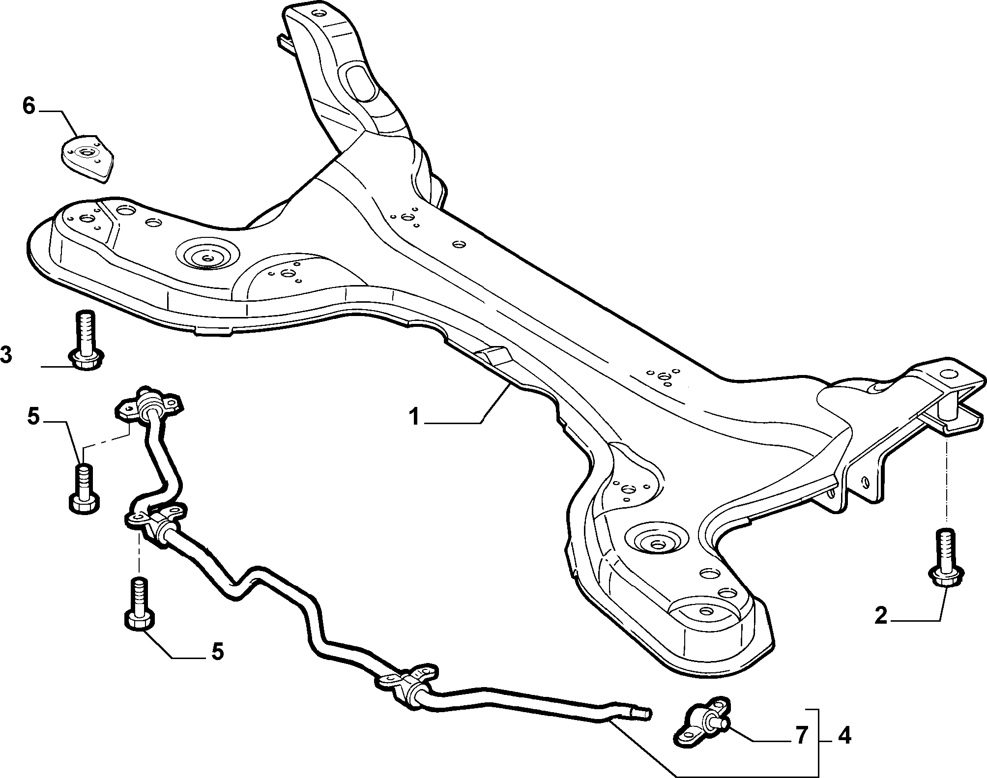 FCA 7750990 - Bronzina cuscinetto, Barra stabilizzatrice www.autoricambi360.it