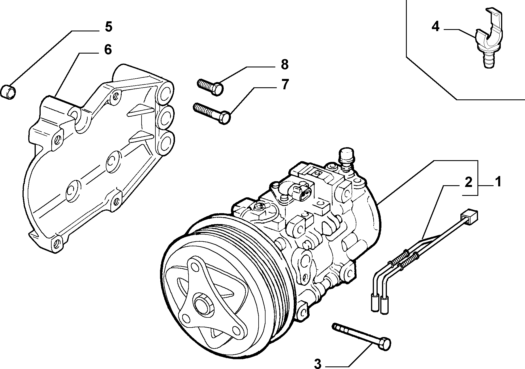FCA 46757907 - Compressore, Climatizzatore www.autoricambi360.it