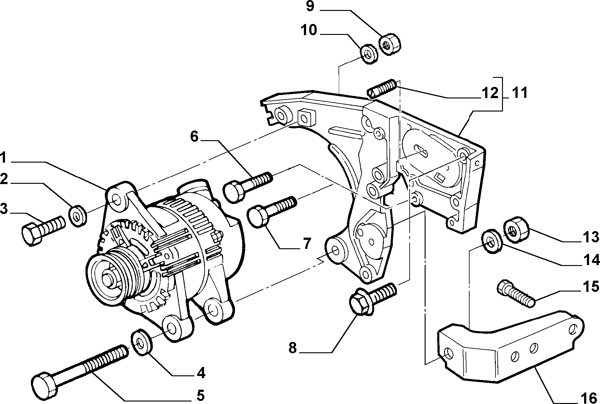 FCA 46774430 - Puleggia cinghia, Alternatore www.autoricambi360.it