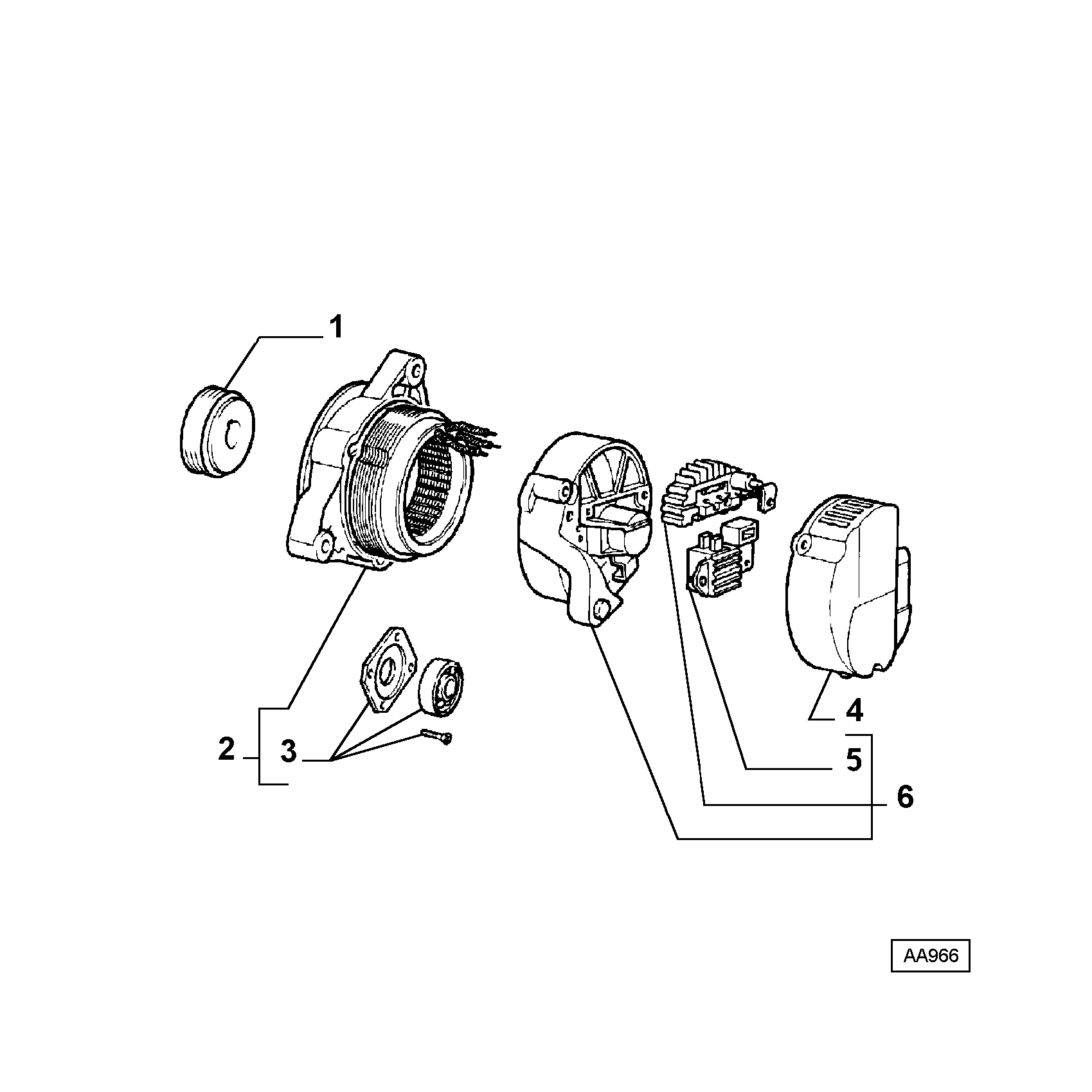 FCA 994 9129 - Puleggia cinghia, Alternatore www.autoricambi360.it