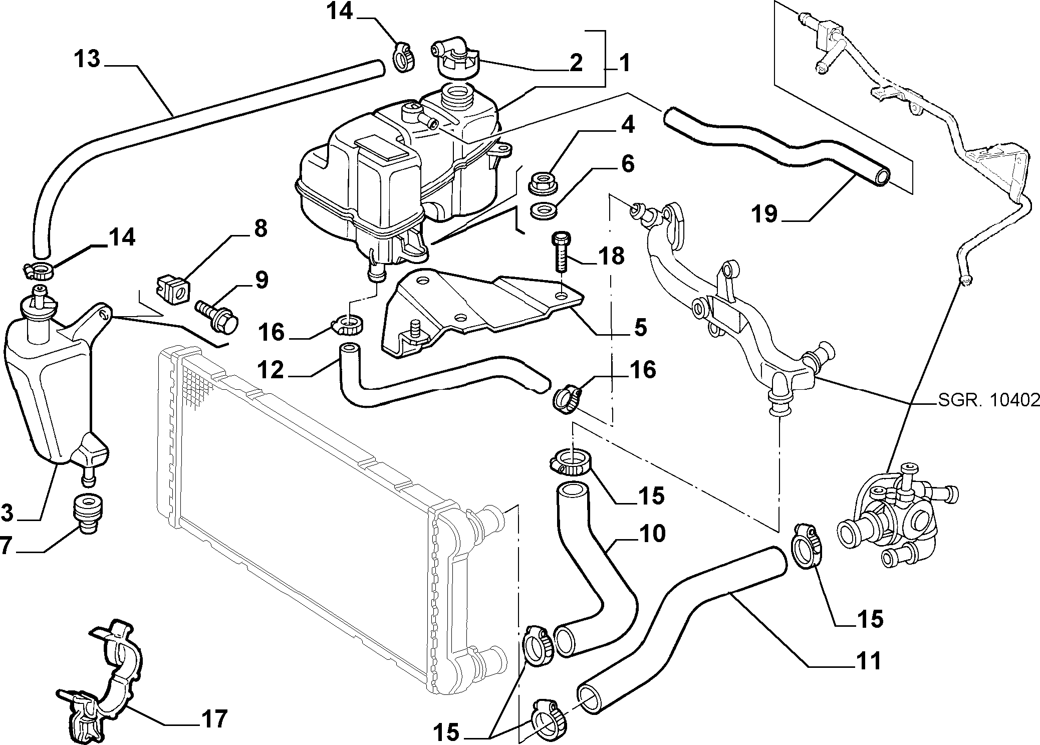 FCA 46751353 - Tappo, serbatoio refrigerante www.autoricambi360.it