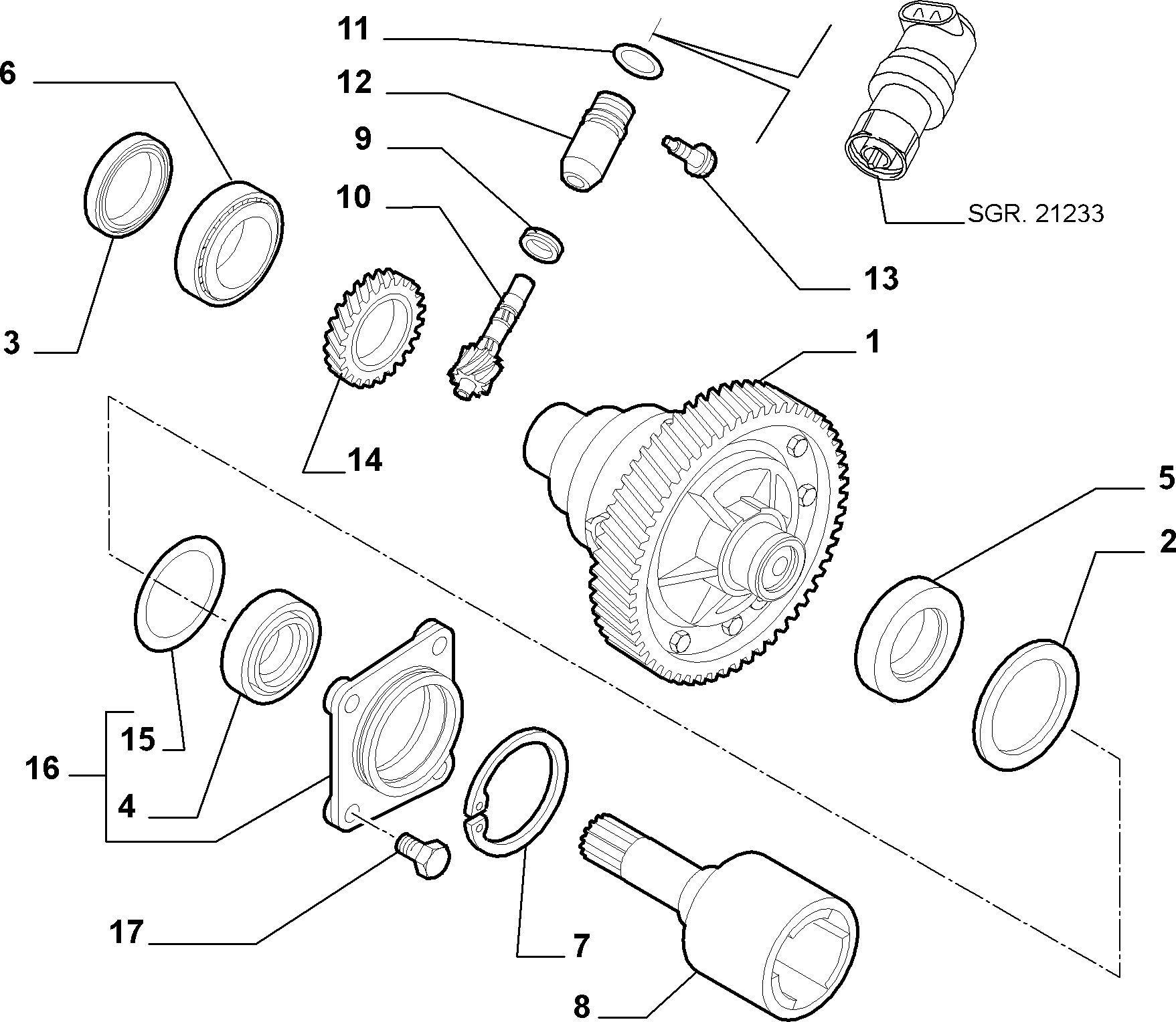 FCA 55225248 - Kit cuscinetto ruota www.autoricambi360.it