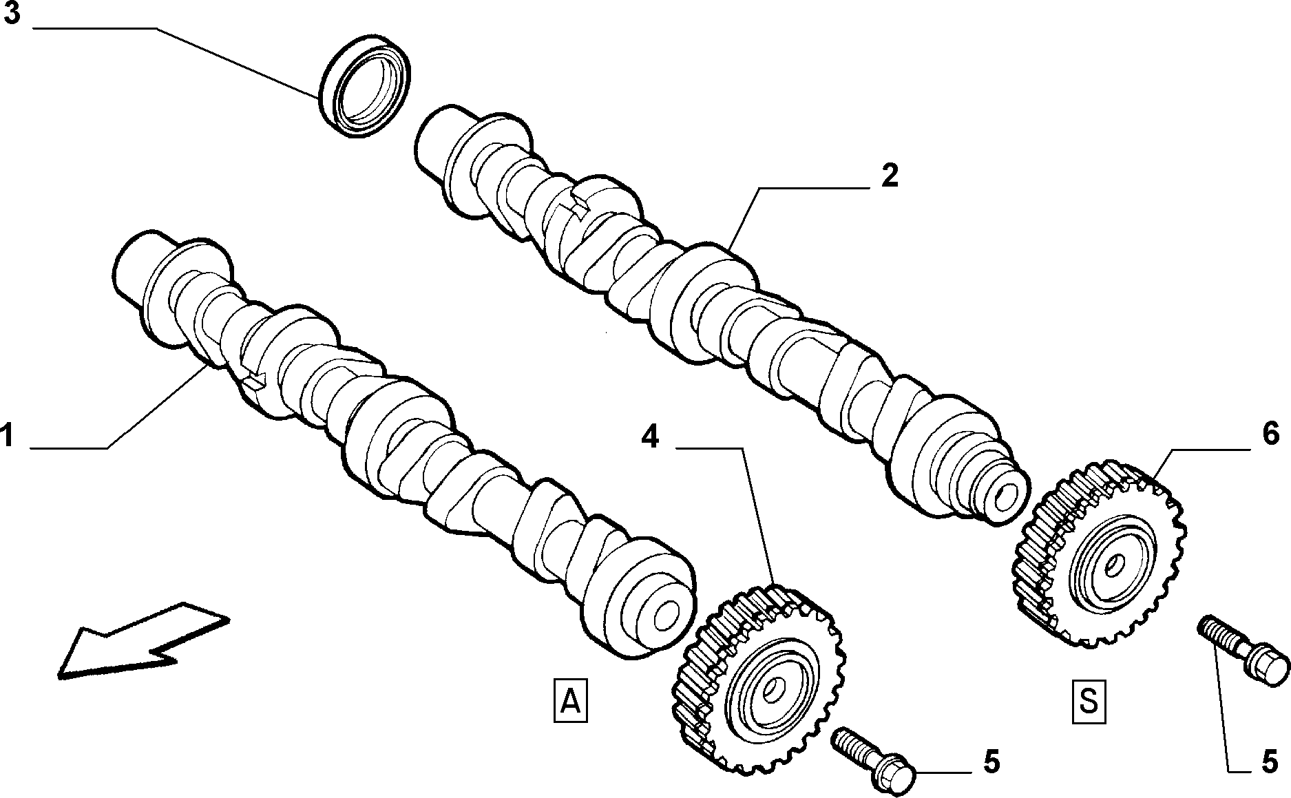 FCA 46467909 - Kit cinghie dentate www.autoricambi360.it