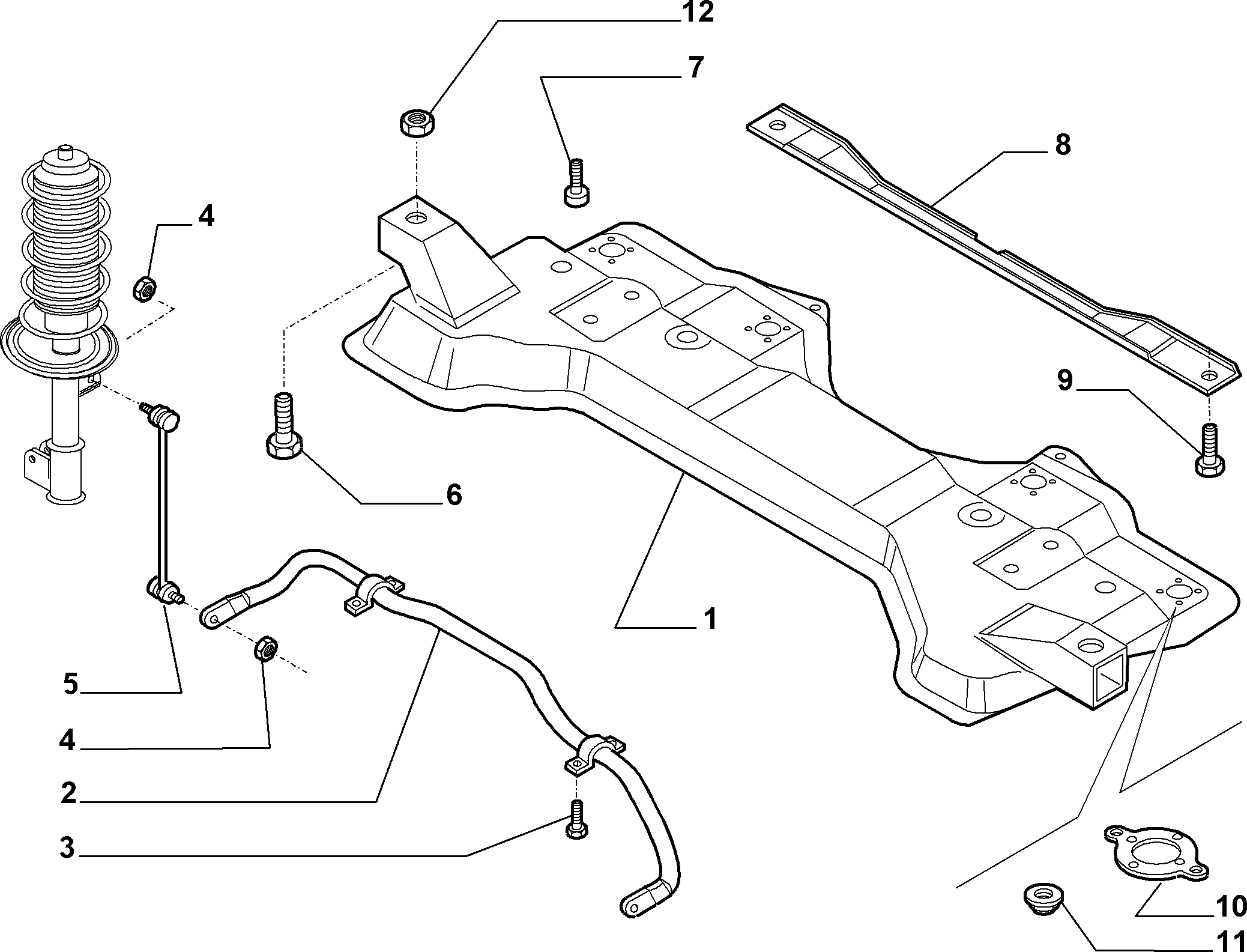 GM 55700753 - Asta / Puntone, Stabilizzatore www.autoricambi360.it