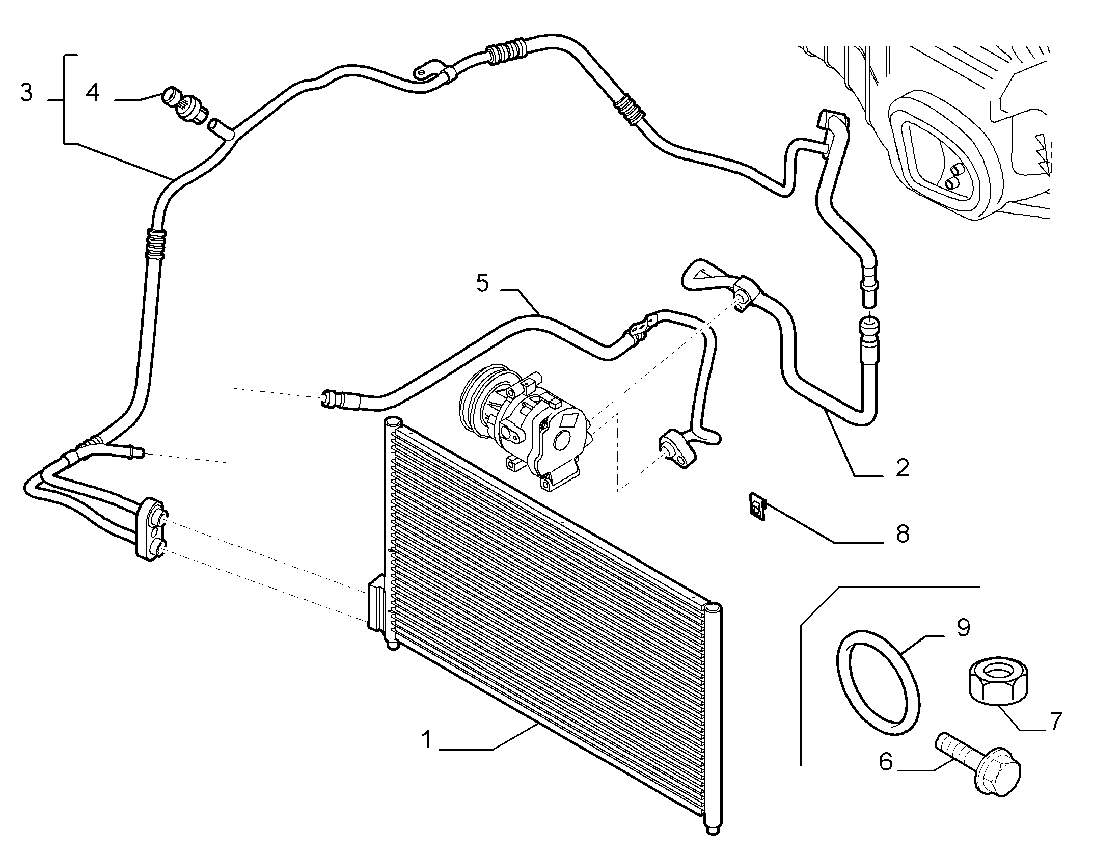 FCA 51768288 - Interruttore a pressione, Climatizzatore www.autoricambi360.it