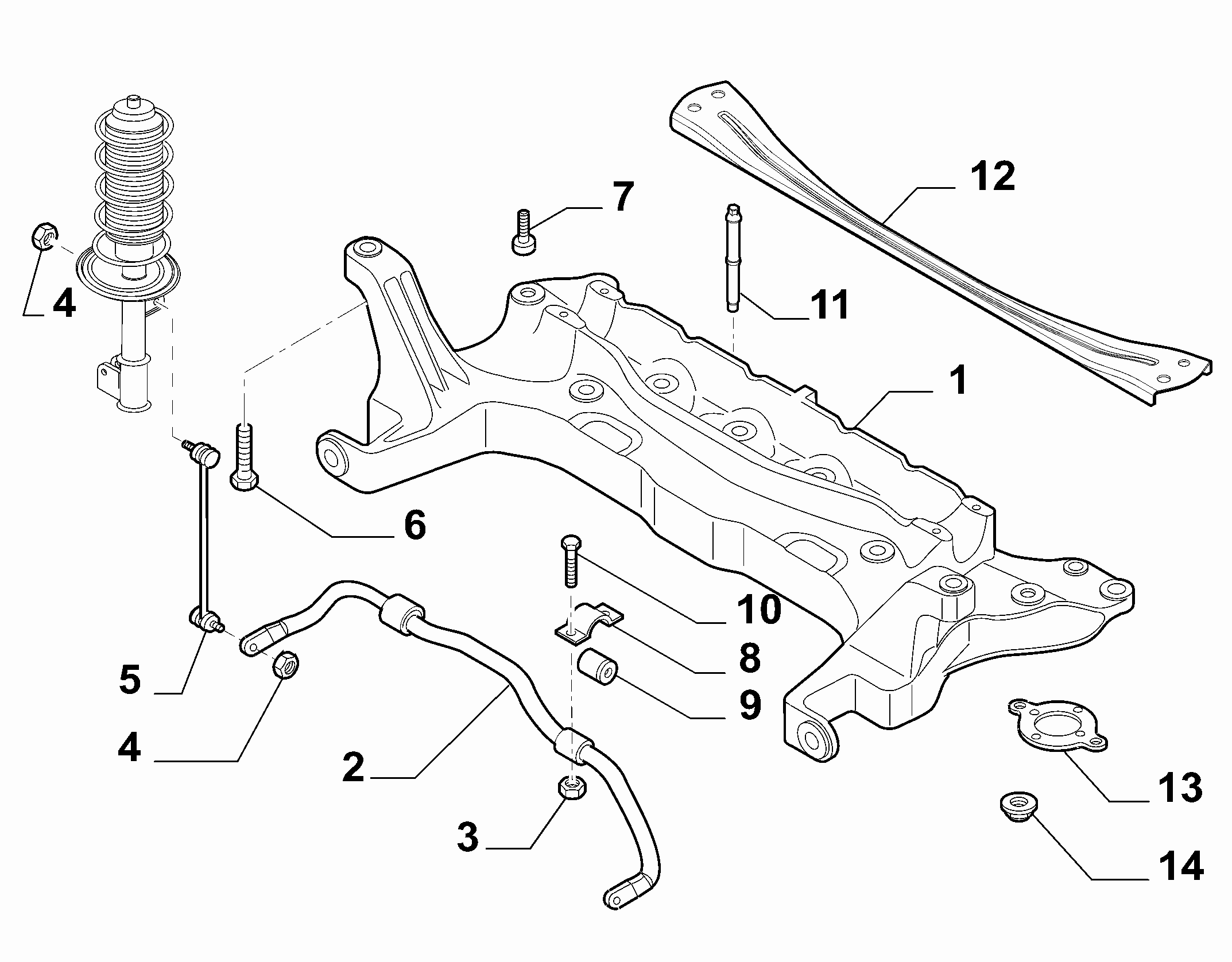 FCA 51815479 - Asta / Puntone, Stabilizzatore www.autoricambi360.it