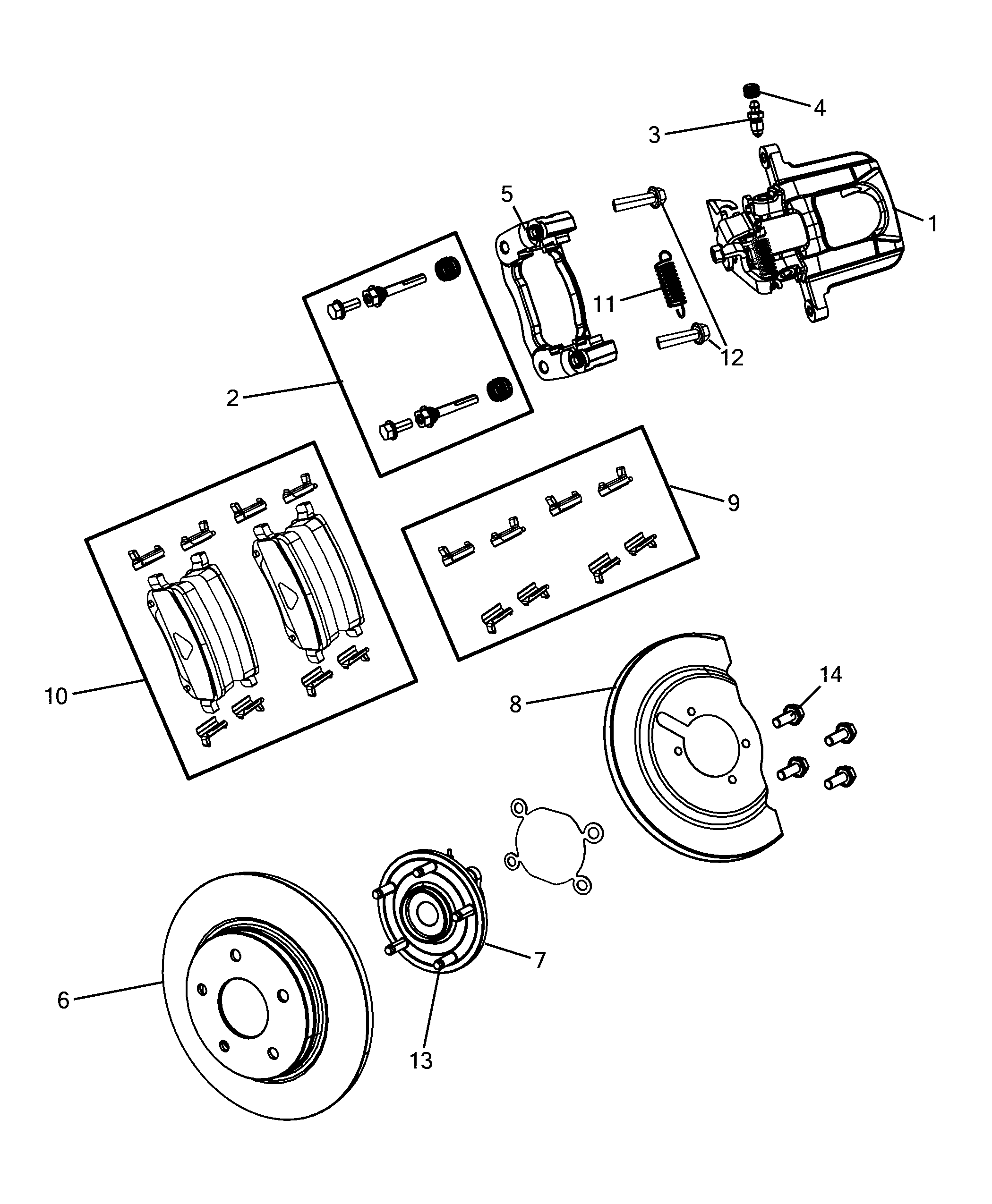 FCA K05171125AE - Kit cuscinetto ruota www.autoricambi360.it