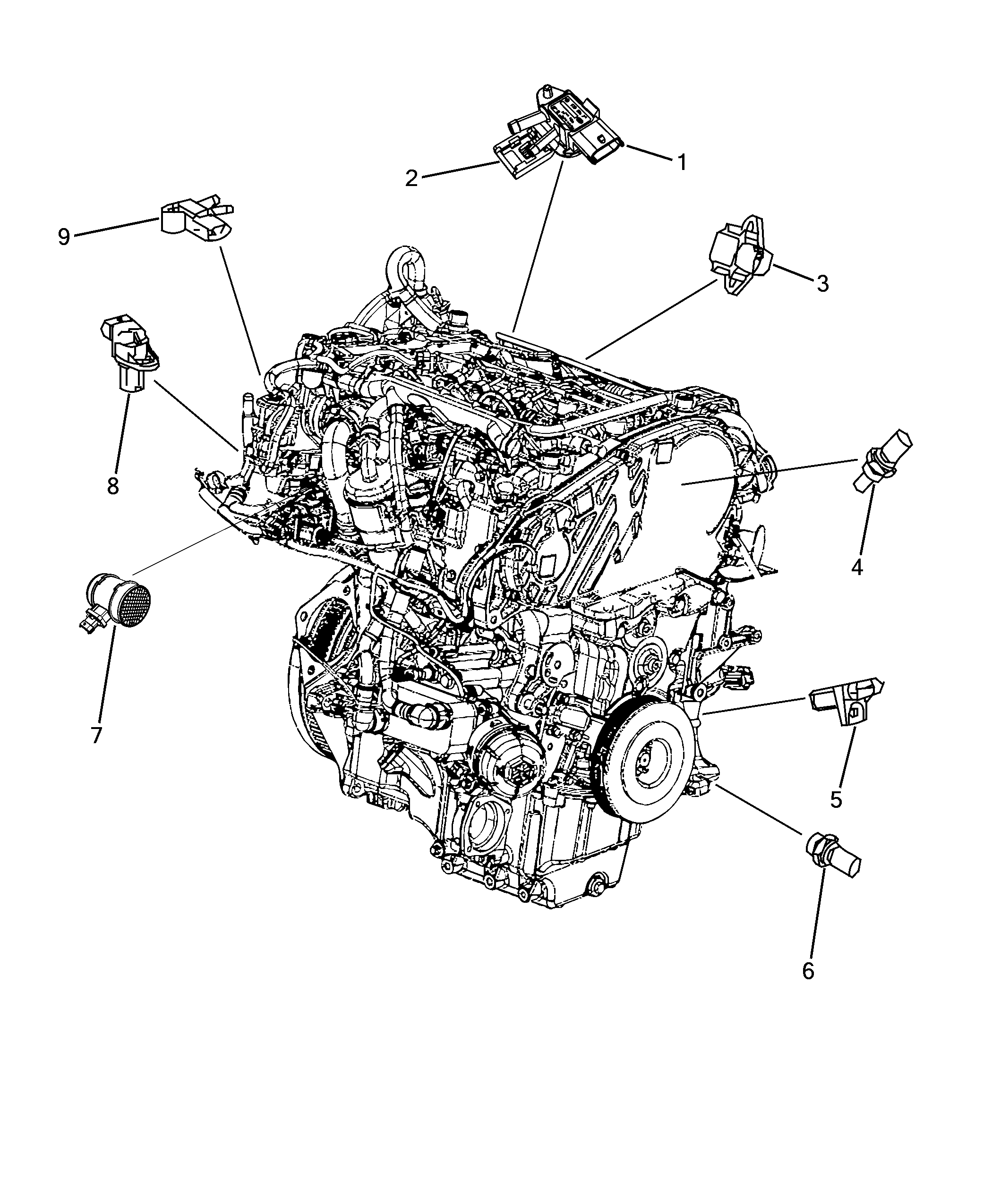 FCA K6 80 83 242AA - Debimetro www.autoricambi360.it