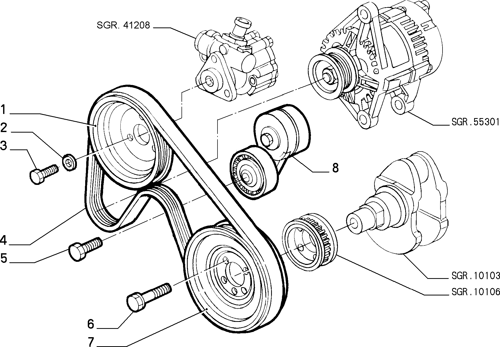 FCA 71753677 - Cinghia Poly-V www.autoricambi360.it