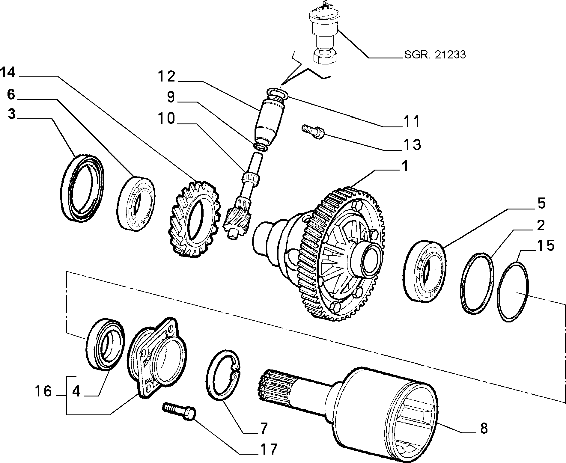 FCA 55225248 - Kit cuscinetto ruota www.autoricambi360.it