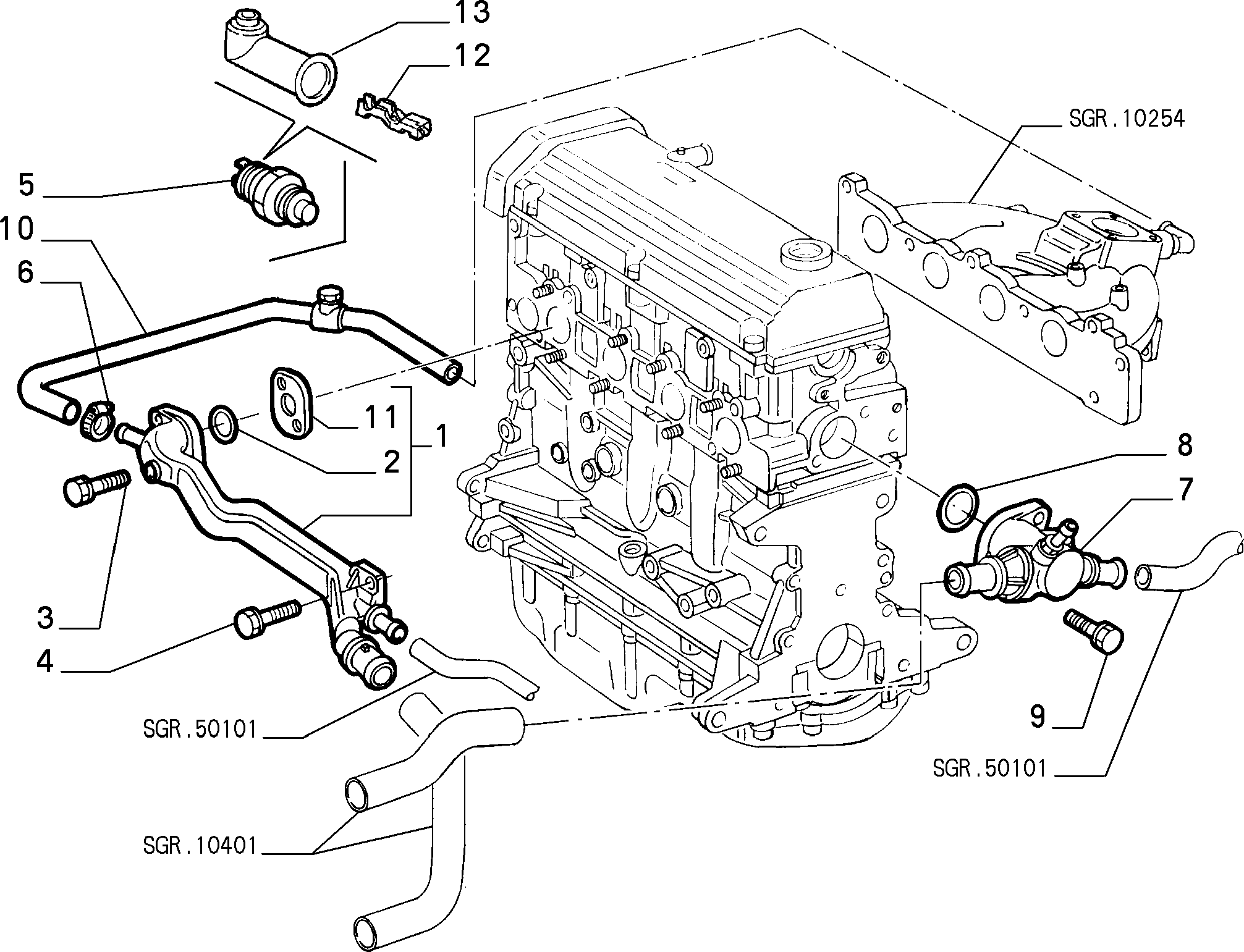 FCA 758 8802 - Sensore, Temperatura refrigerante www.autoricambi360.it