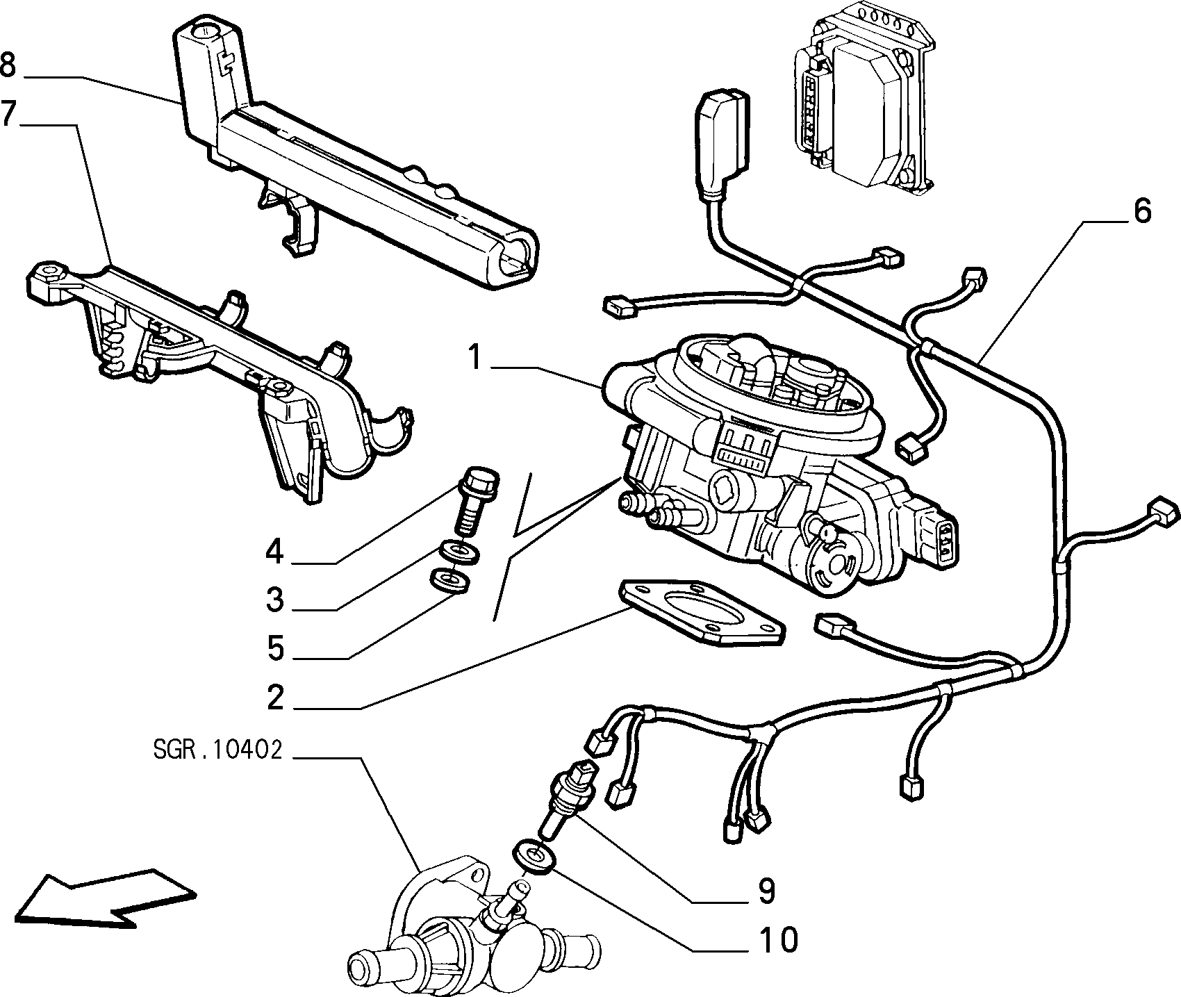 FCA 5972332 - Sensore, Temperatura refrigerante www.autoricambi360.it