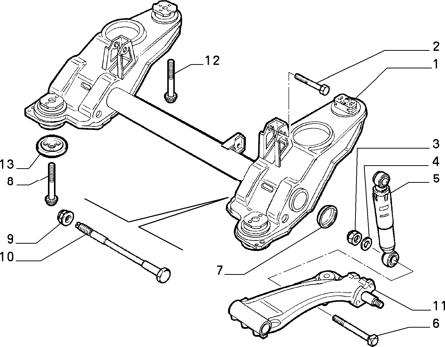 FCA 46459720 - Braccio oscillante, Sospensione ruota www.autoricambi360.it
