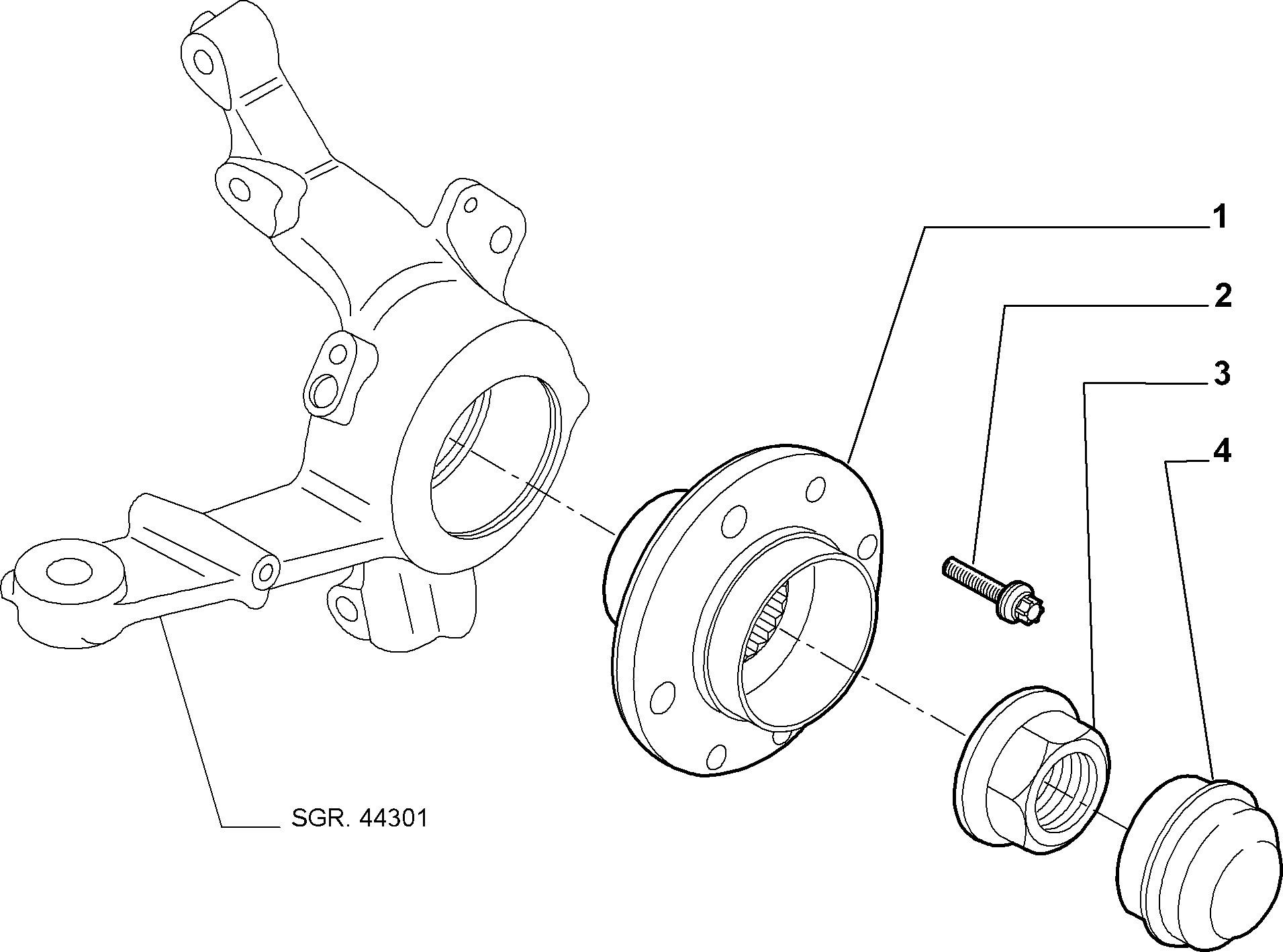 FCA 51748680 - Kit cuscinetto ruota www.autoricambi360.it