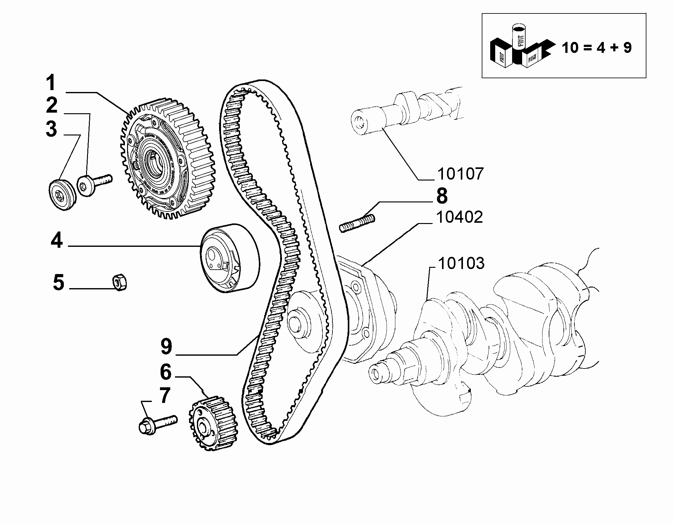 FCA 71753156 - Cinghia dentata www.autoricambi360.it