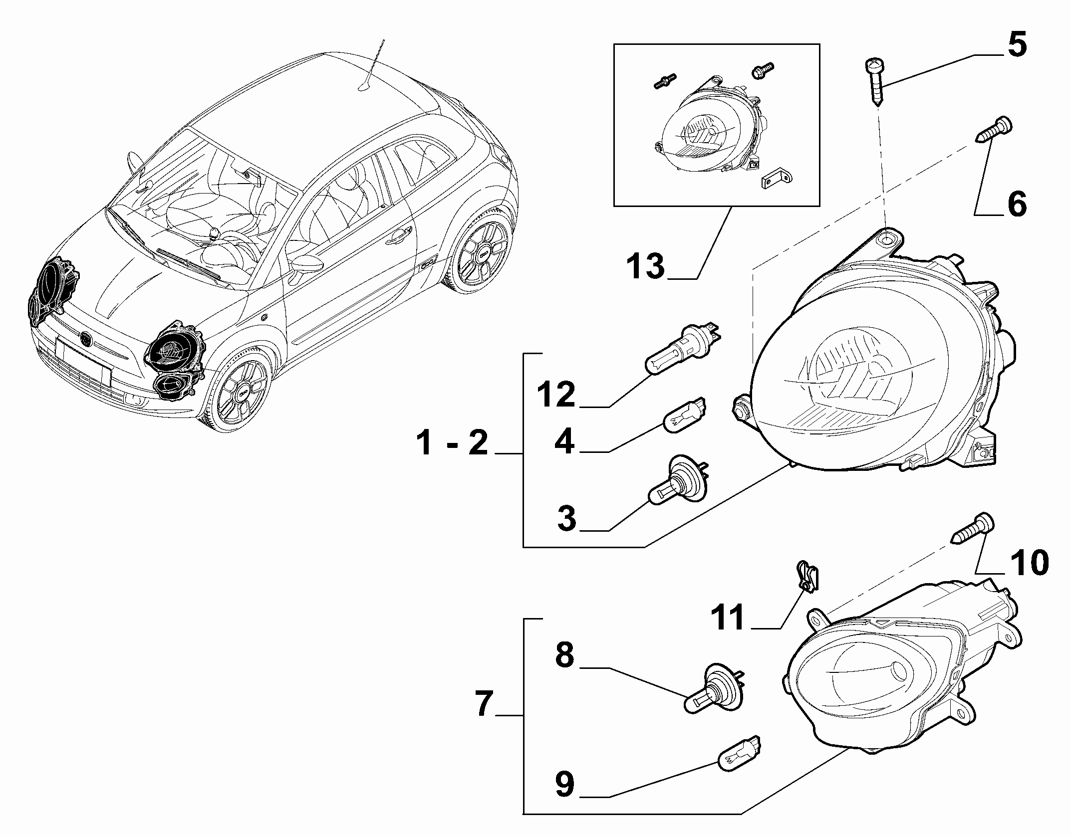 FCA 51786771* - Kit riparazione, Fascio cavi www.autoricambi360.it