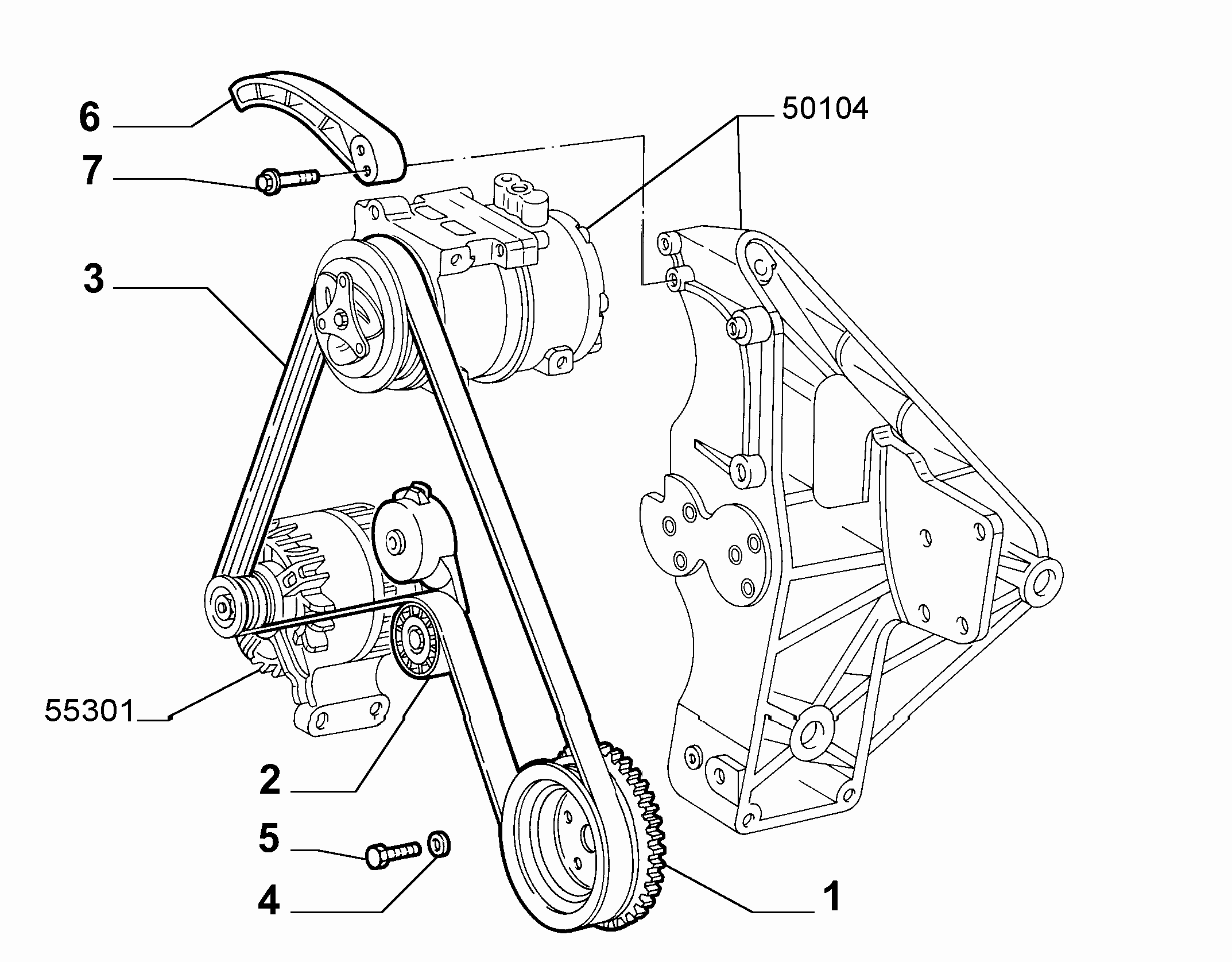 FCA 55181620 - Puleggia cinghia, Albero a gomiti www.autoricambi360.it