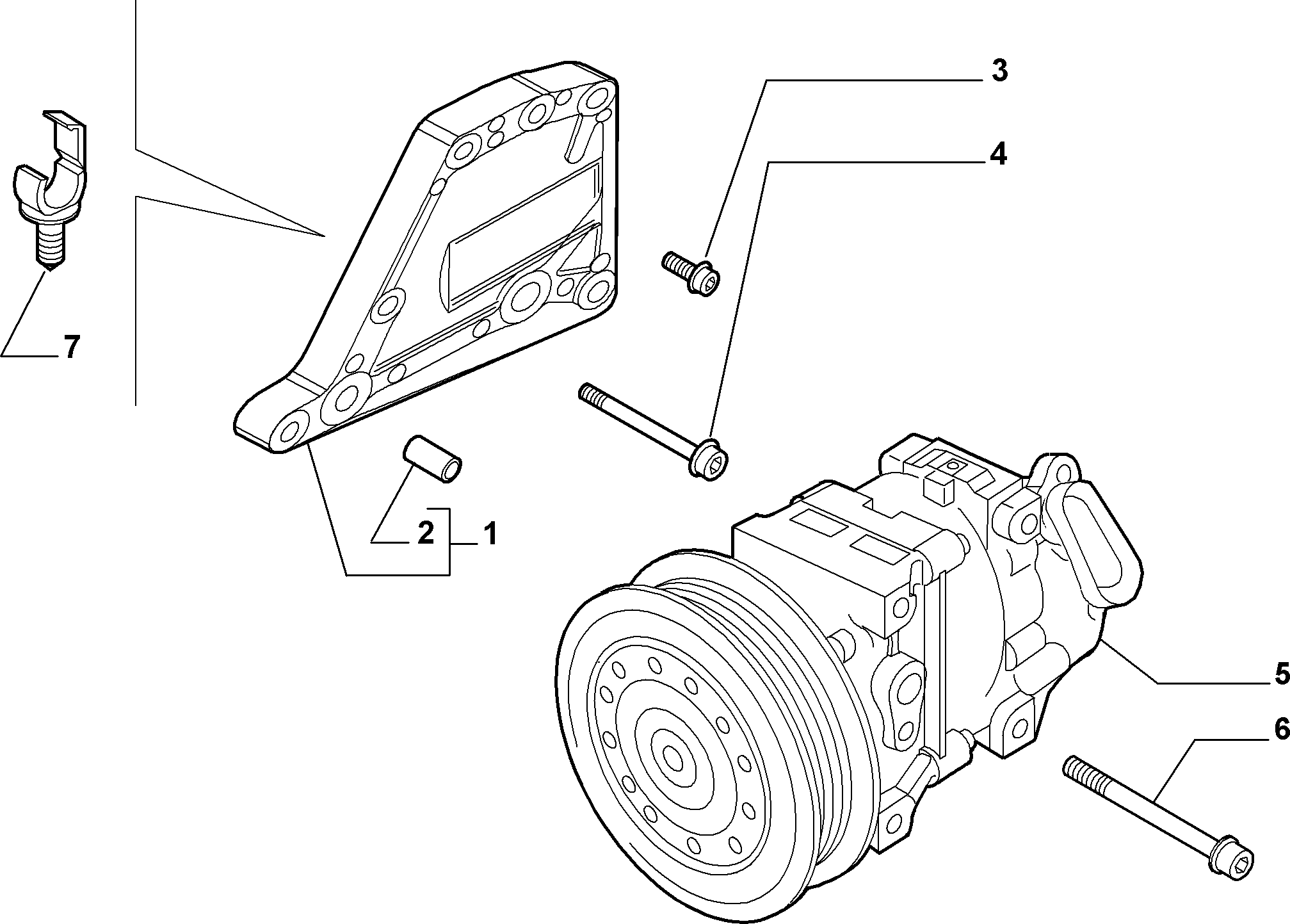 FCA 71724084 - Compressore, Climatizzatore www.autoricambi360.it