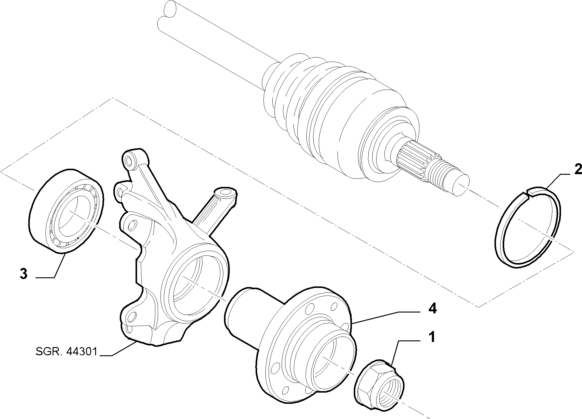 FCA 71745047 - Kit cuscinetto ruota www.autoricambi360.it