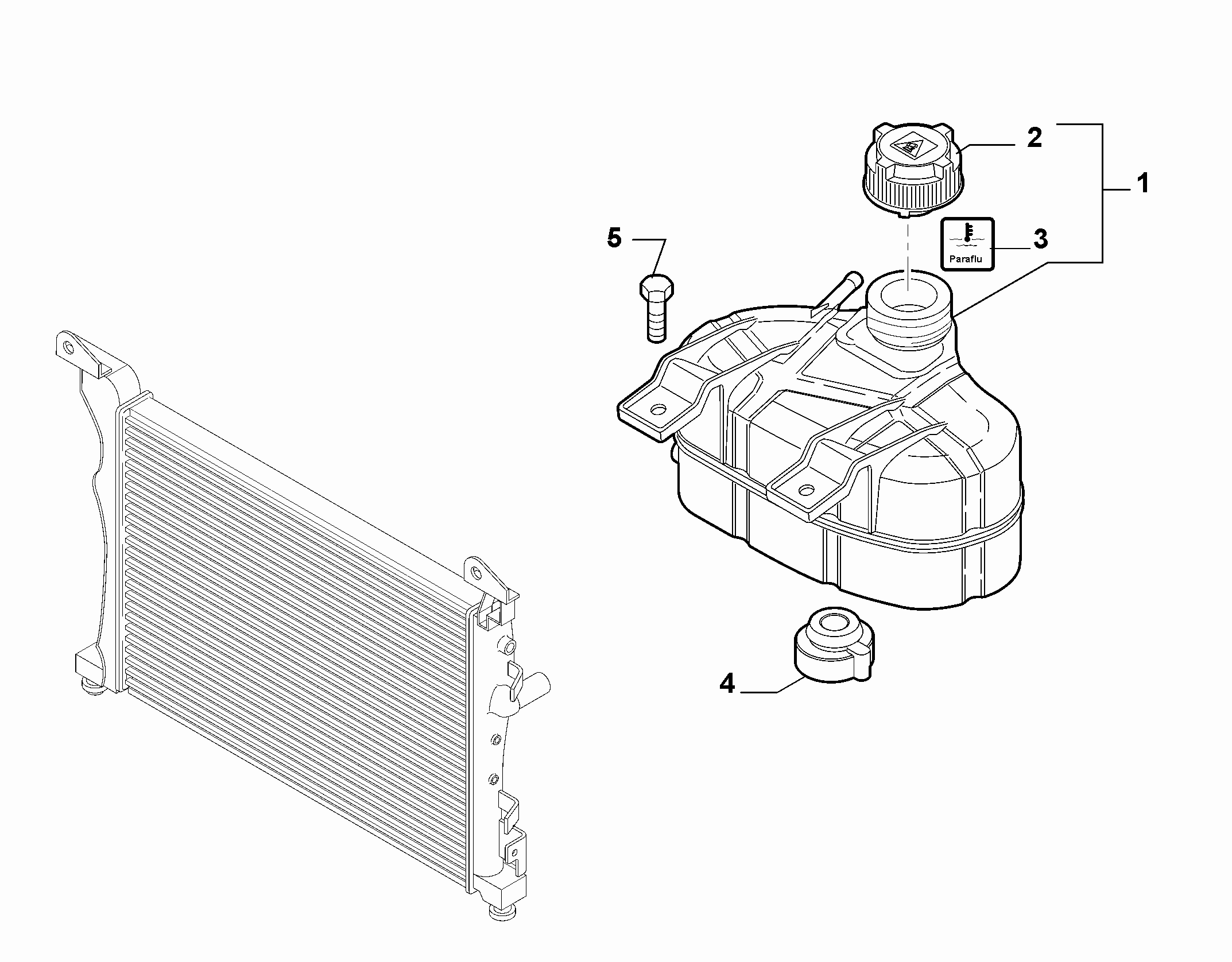 FCA 55700508 - Serbatoio compensazione, Refrigerante www.autoricambi360.it