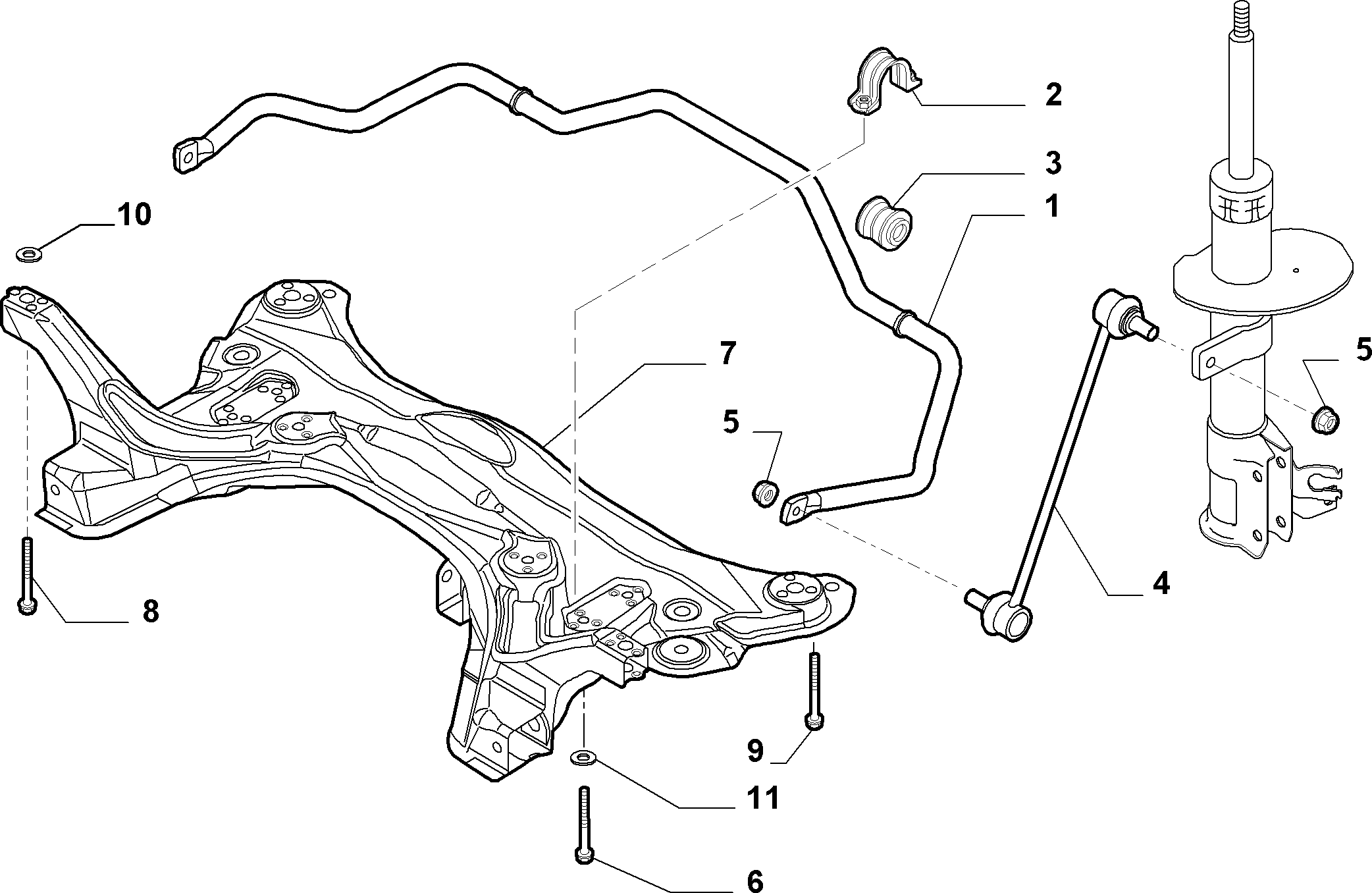 FCA 51856872 - Asta / Puntone, Stabilizzatore www.autoricambi360.it