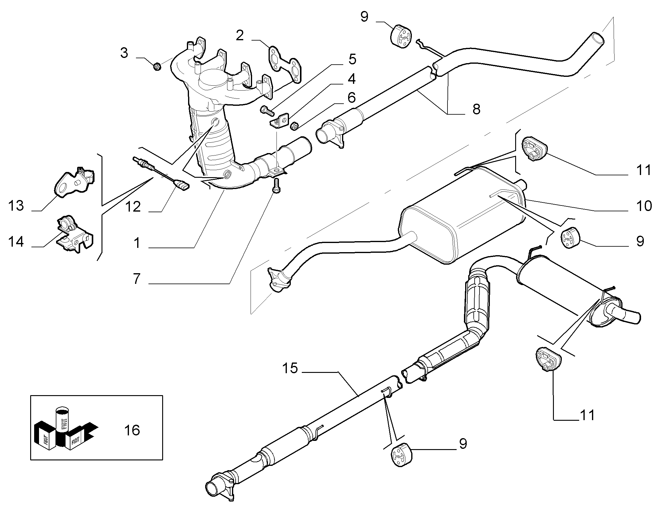 FCA 55 20 16 10 - Sonda lambda www.autoricambi360.it