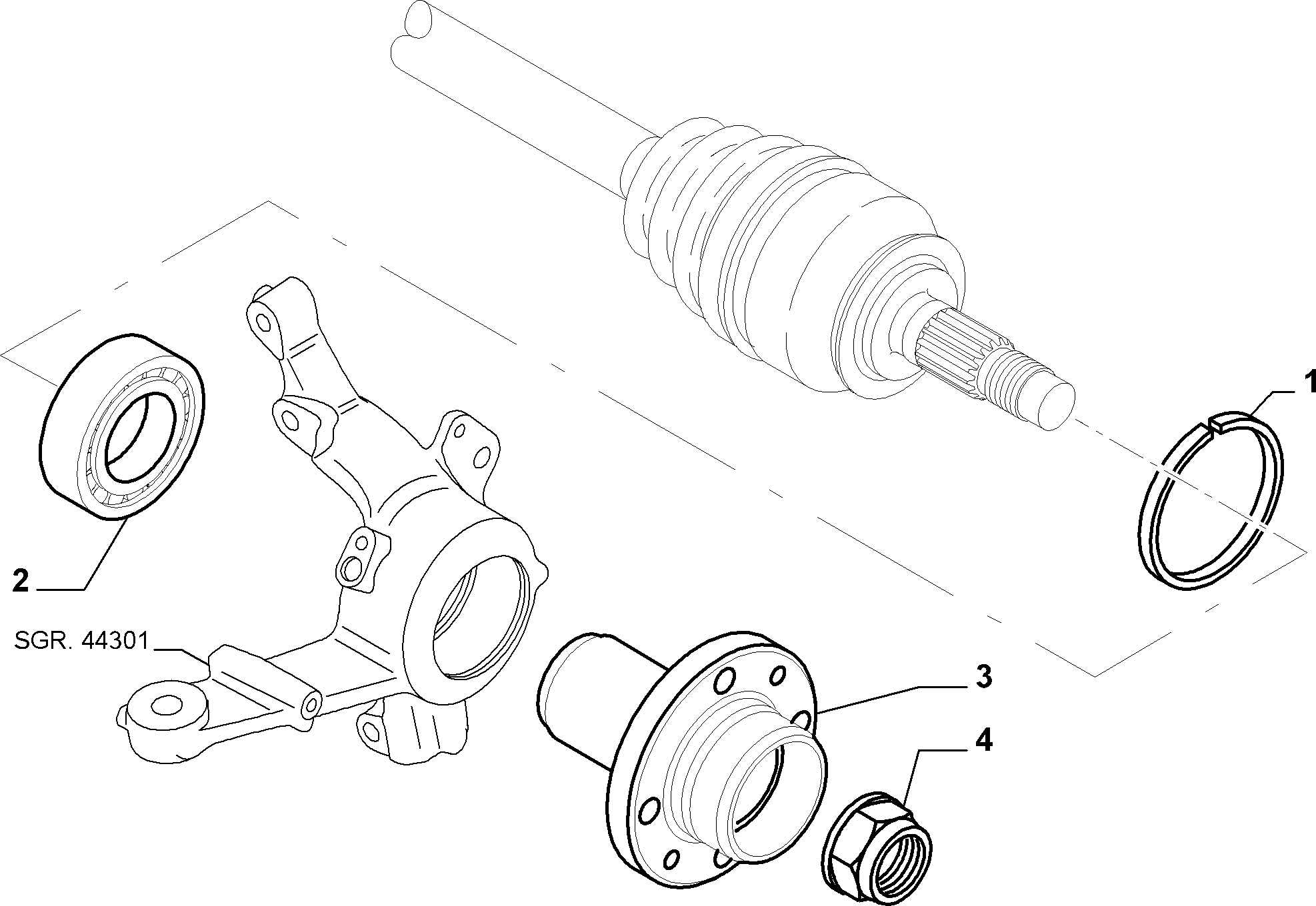 FCA 71745047 - Kit cuscinetto ruota www.autoricambi360.it