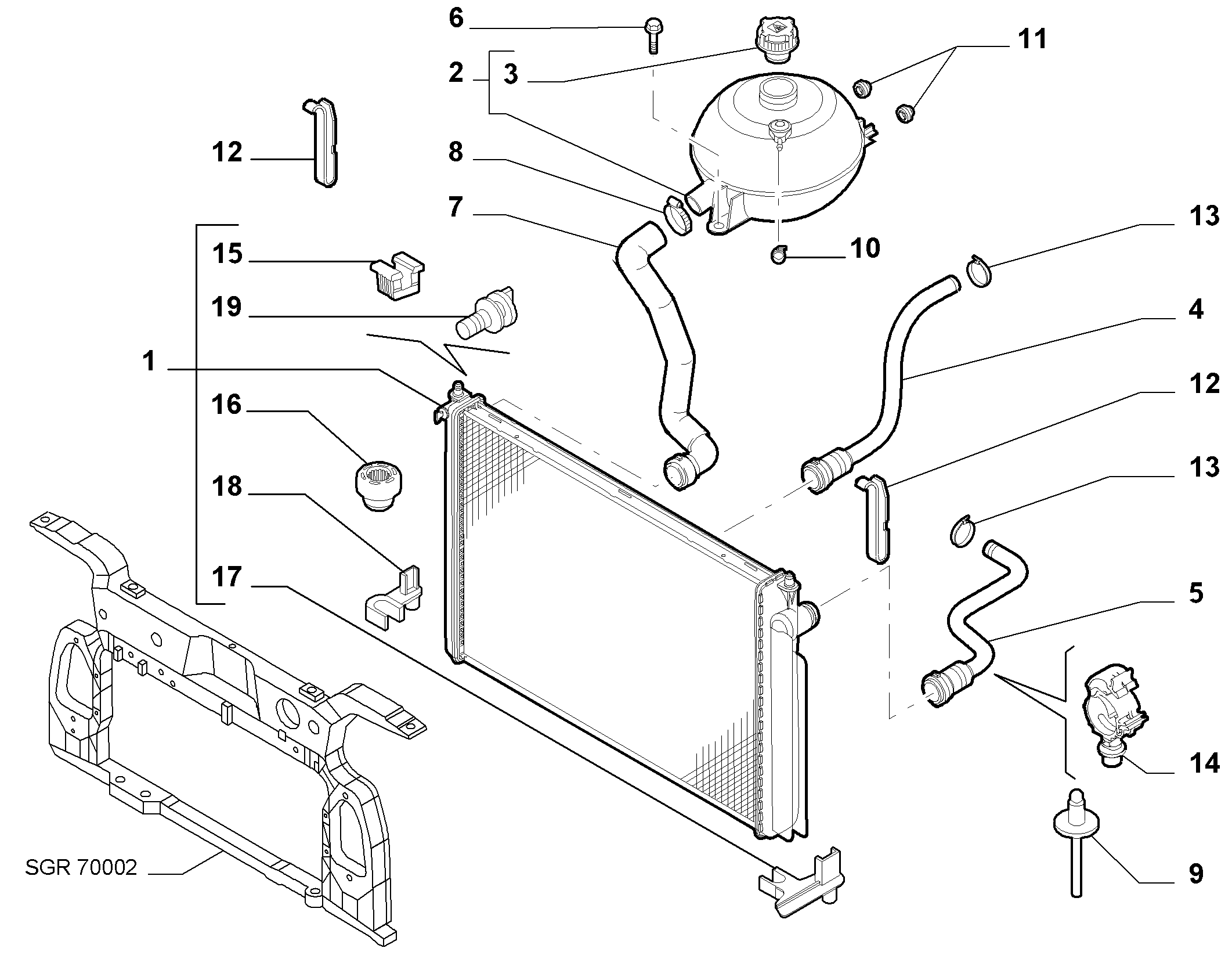FCA 51956876 - Serbatoio compensazione, Refrigerante www.autoricambi360.it