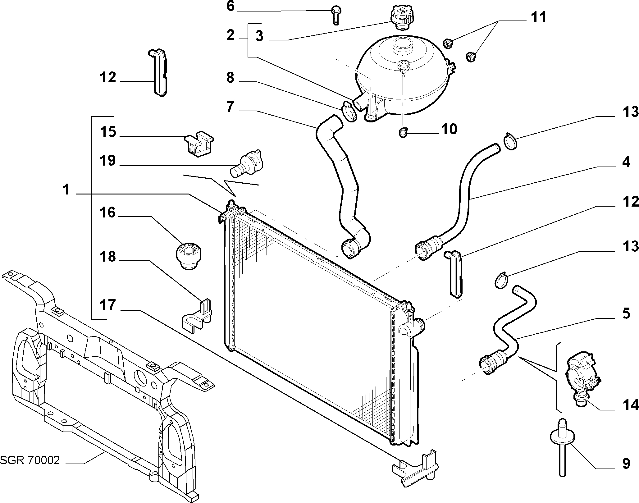 FCA 51956876 - Serbatoio compensazione, Refrigerante www.autoricambi360.it